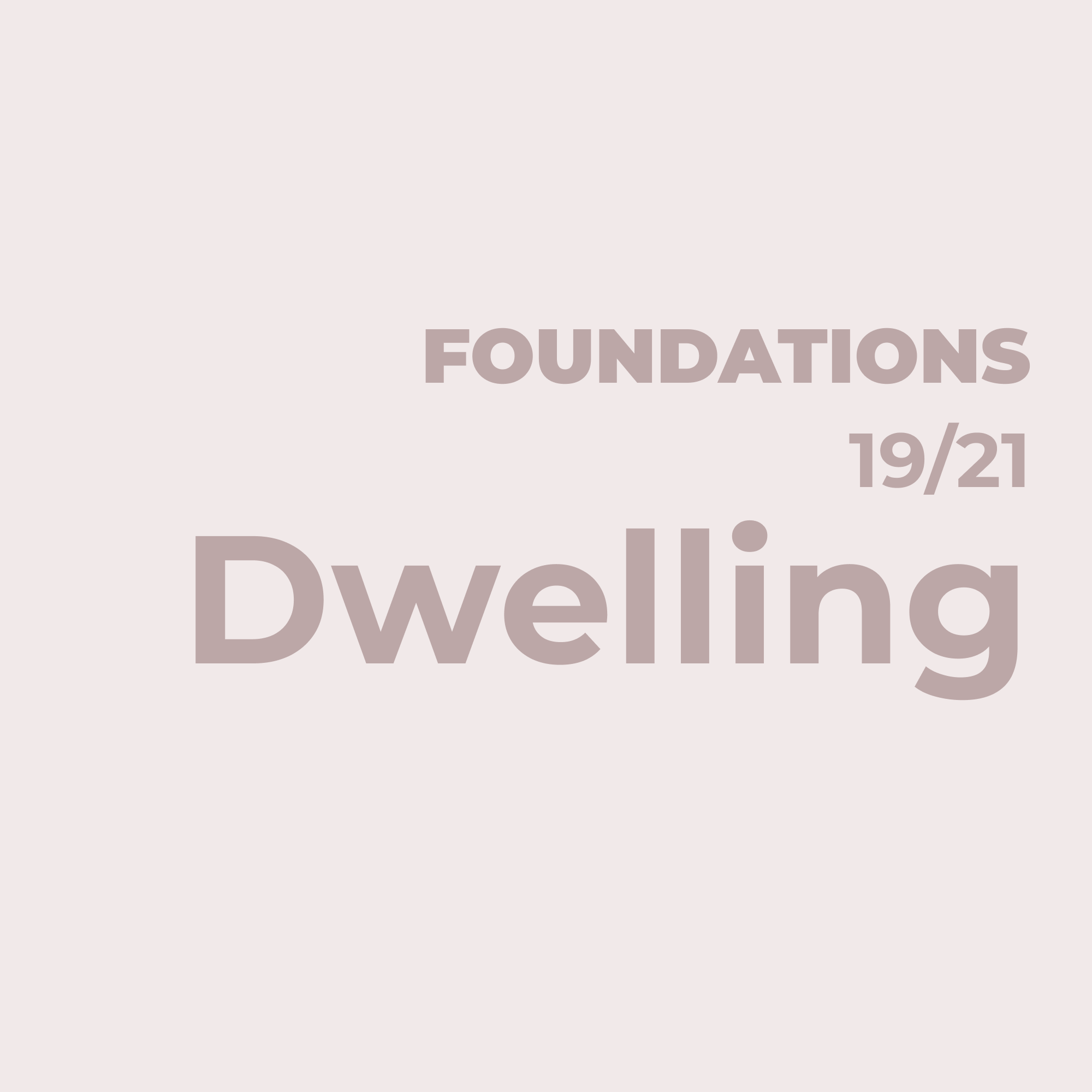 A Dwelling Place, Not a System