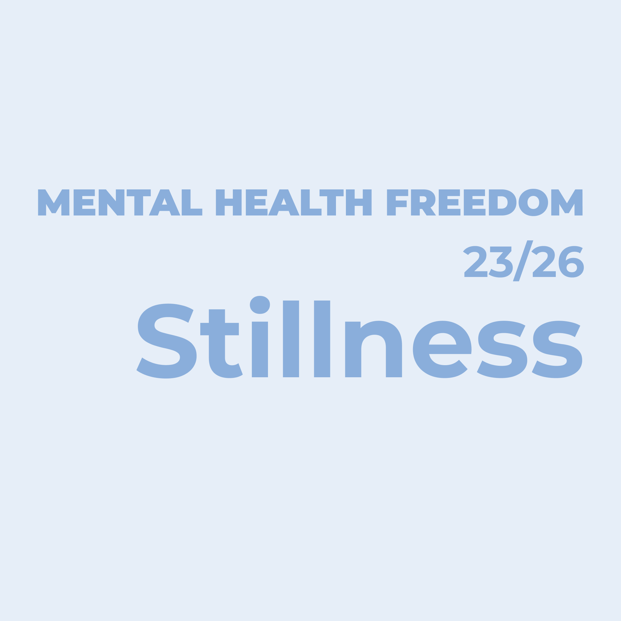 Trust Grows in Stillness