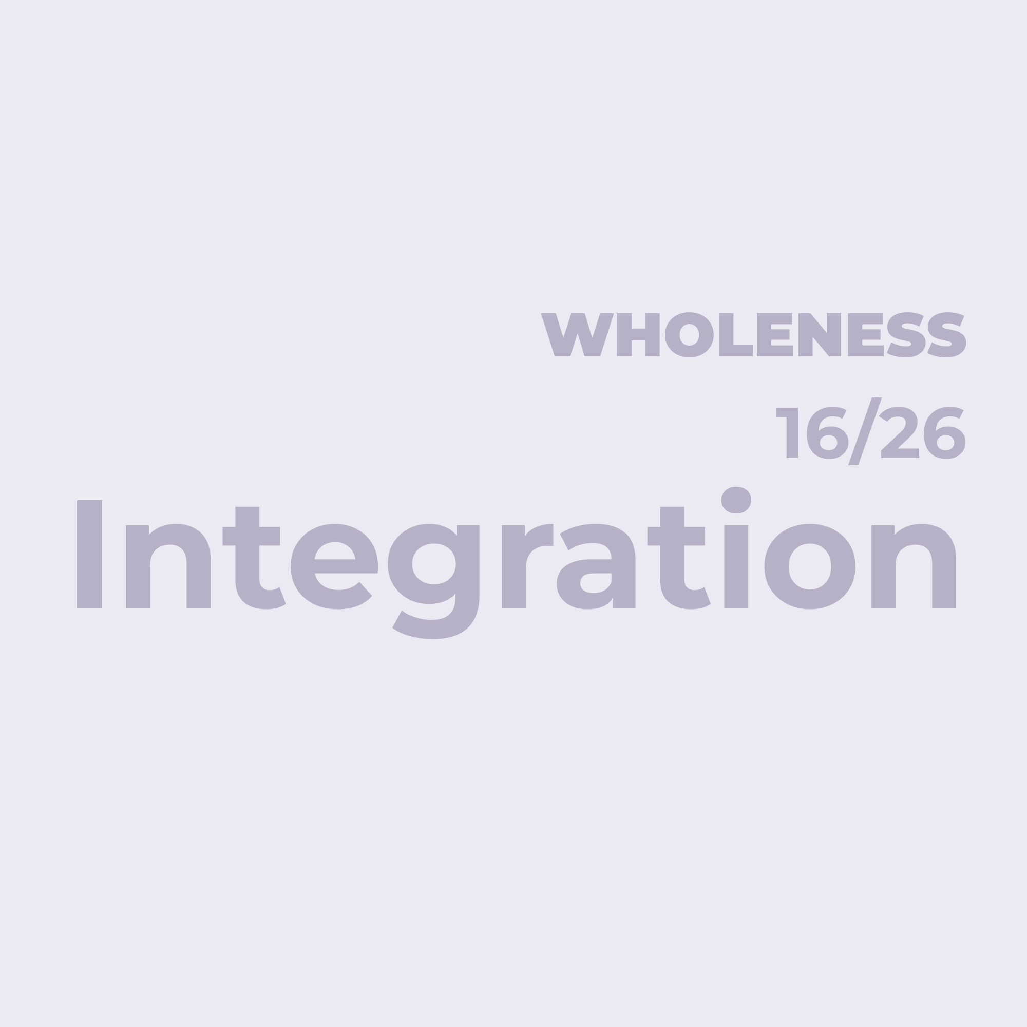 Shame Cannot Survive Wholeness