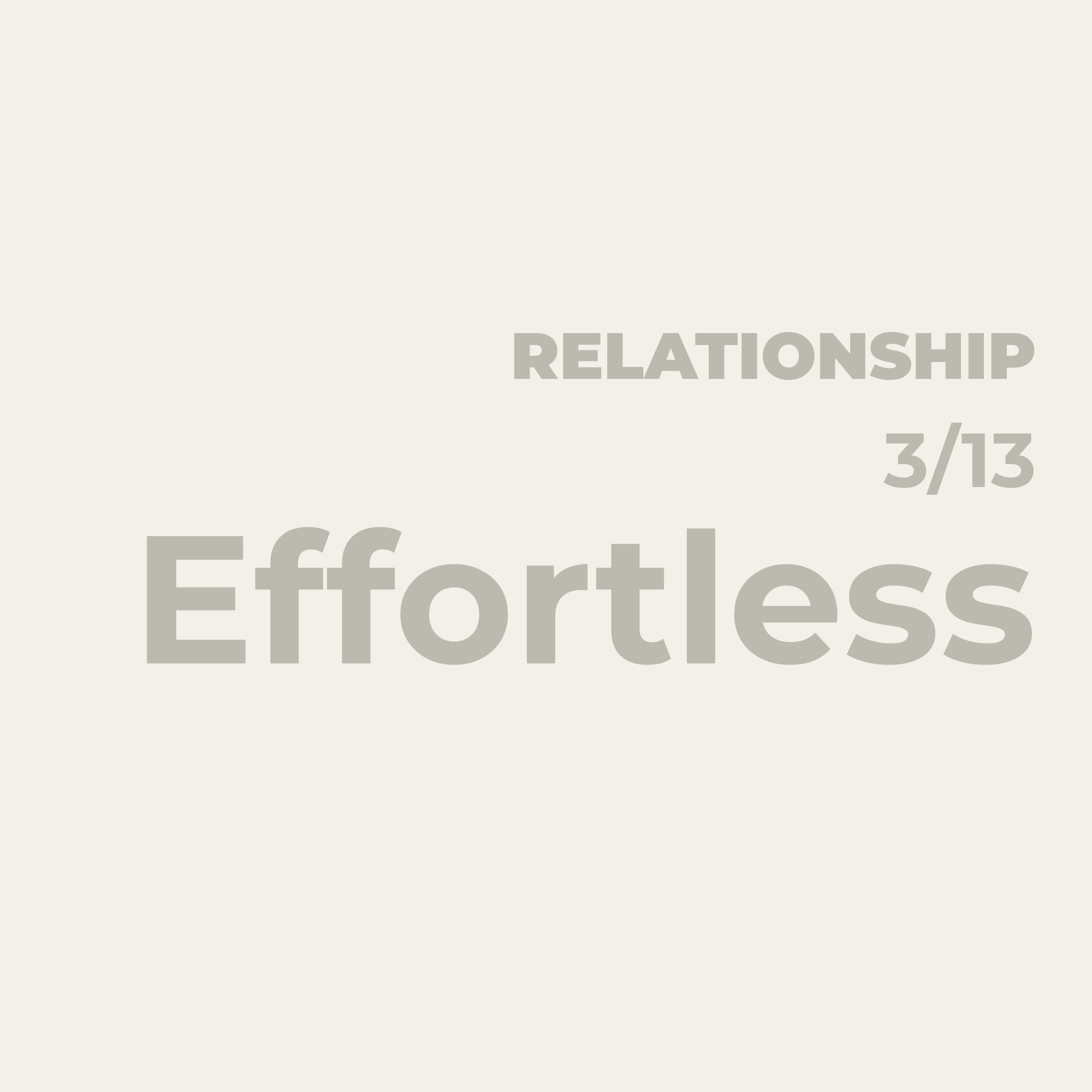 Remaining Is Not Effort