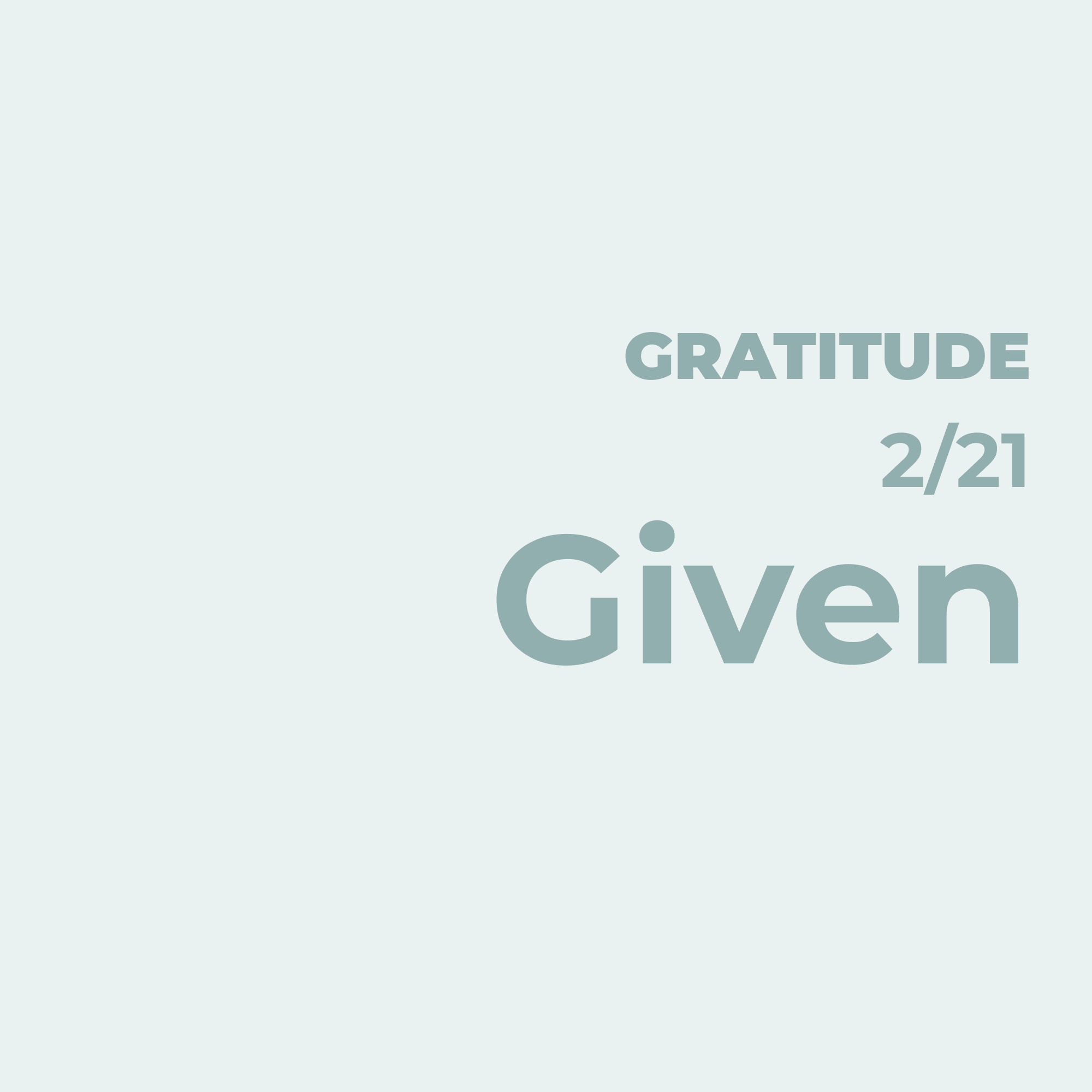 Alive Because of God