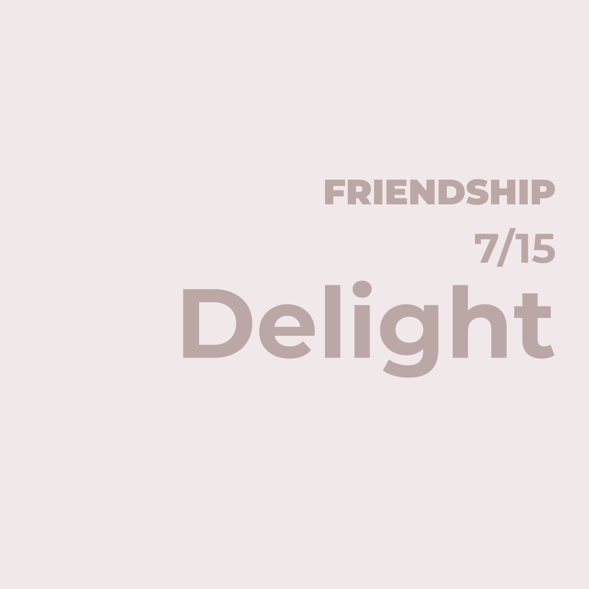 Enjoying God’s Company