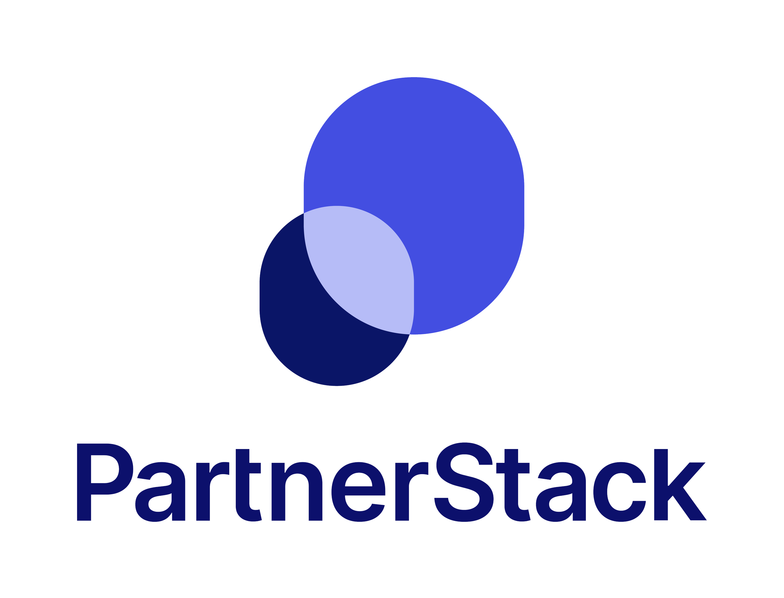 PartnerStack logo with a blue overlapping circles design and the company name in bold dark blue lettering.