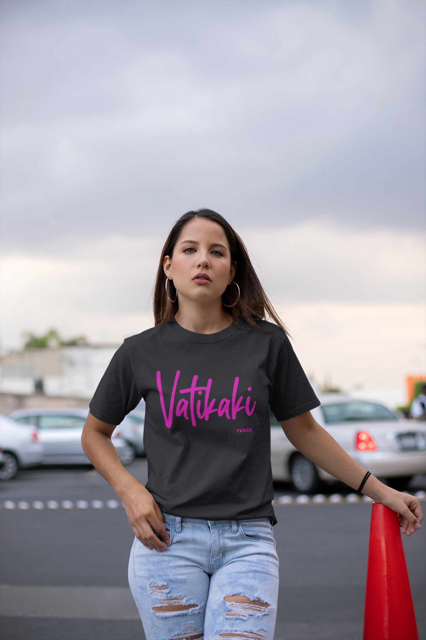 2024 Kwagga South African Clothing UK Vatikaki Womens Tshirt Black.png