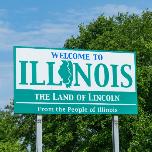 Illinois Road sign