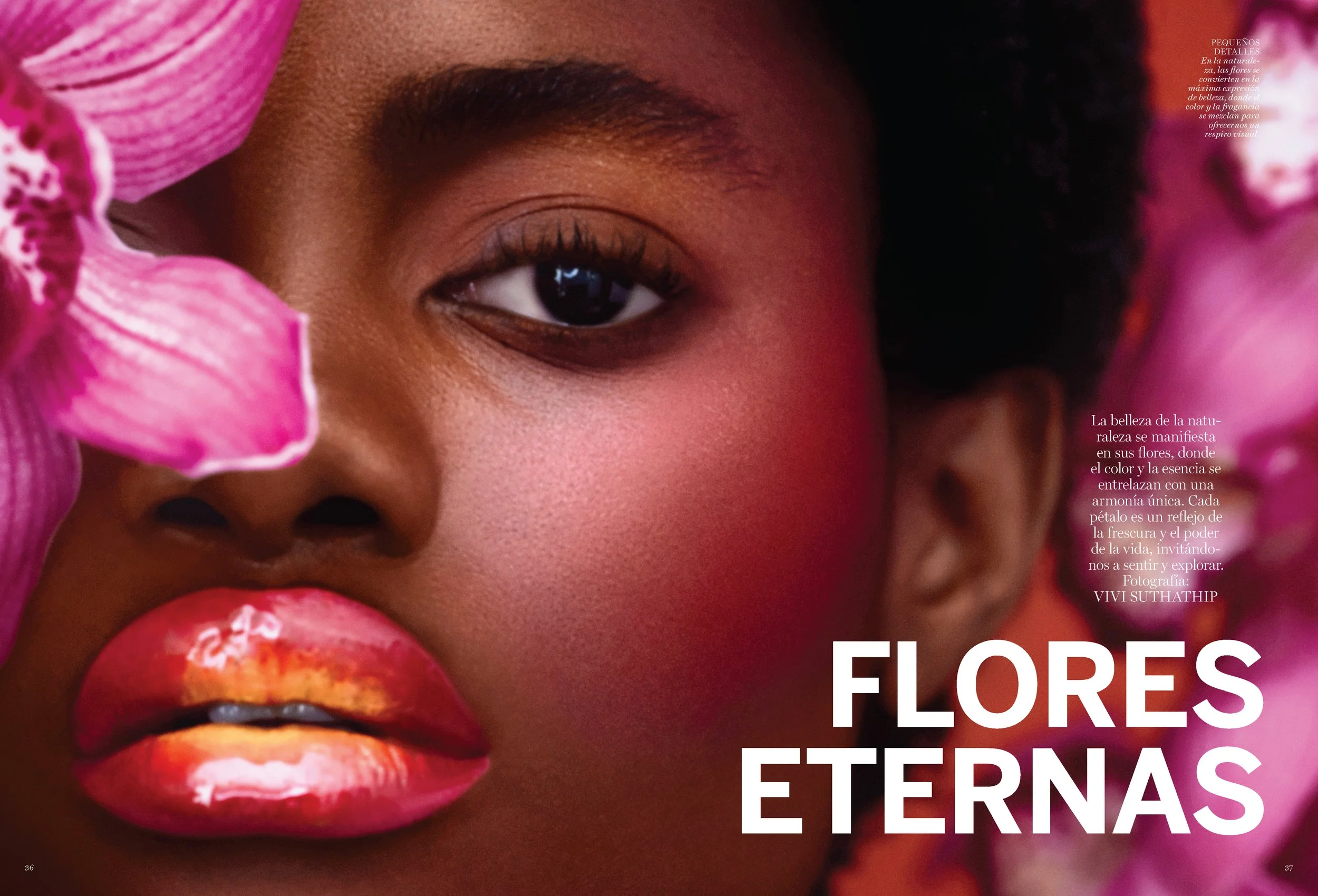 Beauty Editorial Fashion photographer in London Vivi Suthathip Vogue Mexico