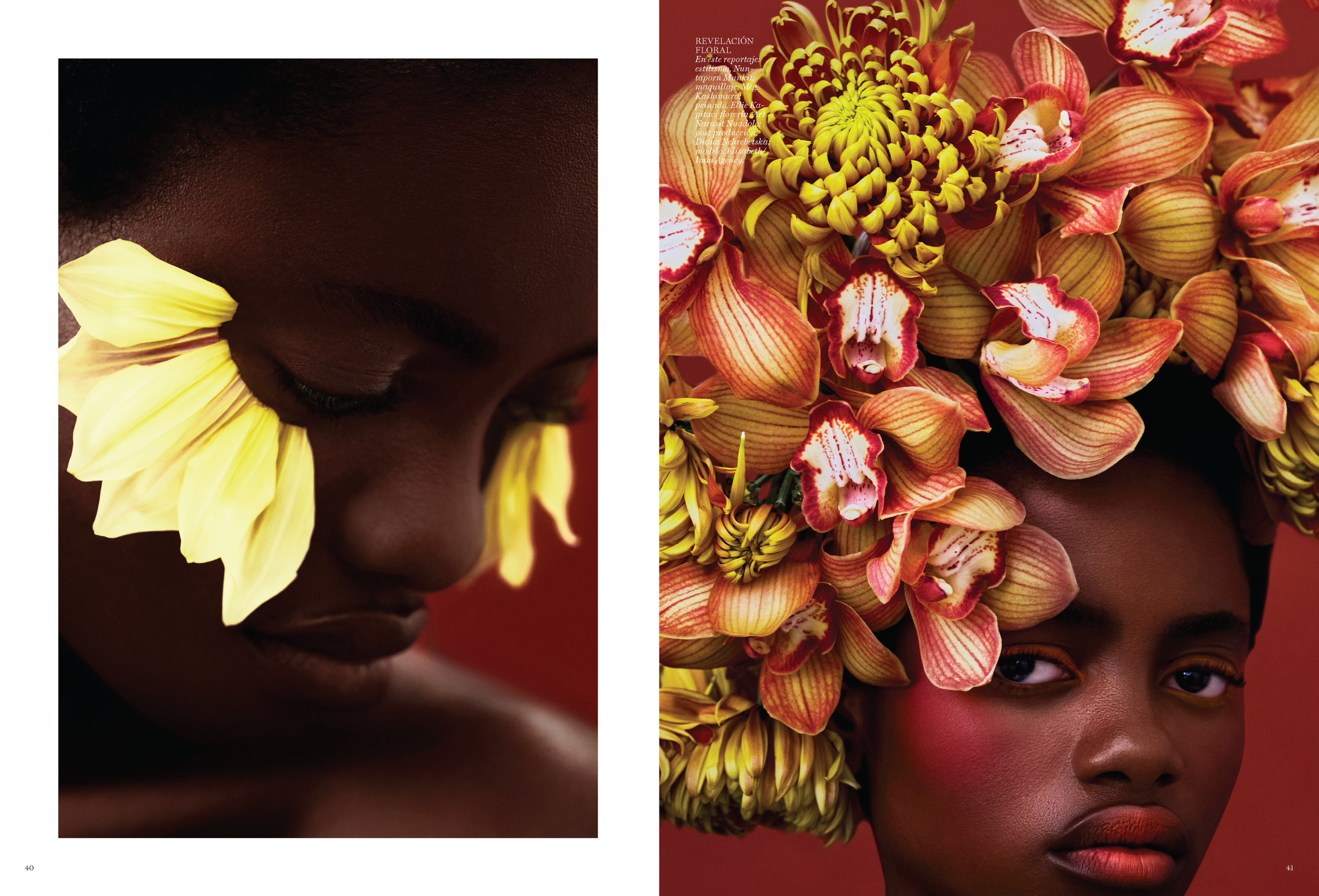 Beauty Editorial Fashion photographer in London Vivi Suthathip Vogue Mexico