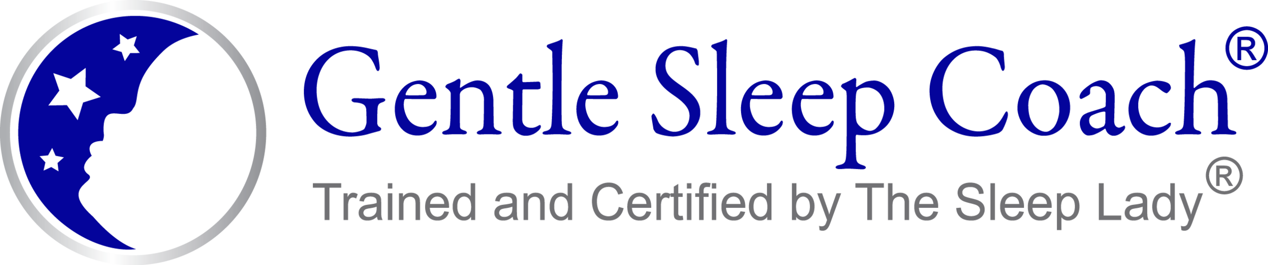 Gentle Sleep Coach logo, trained and certified by The Sleep Lady for Gentle Night