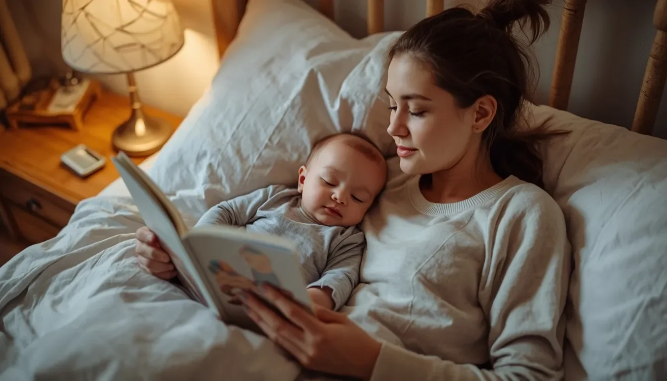 mother and baby bedtime routine - baby sleep tips wind-down