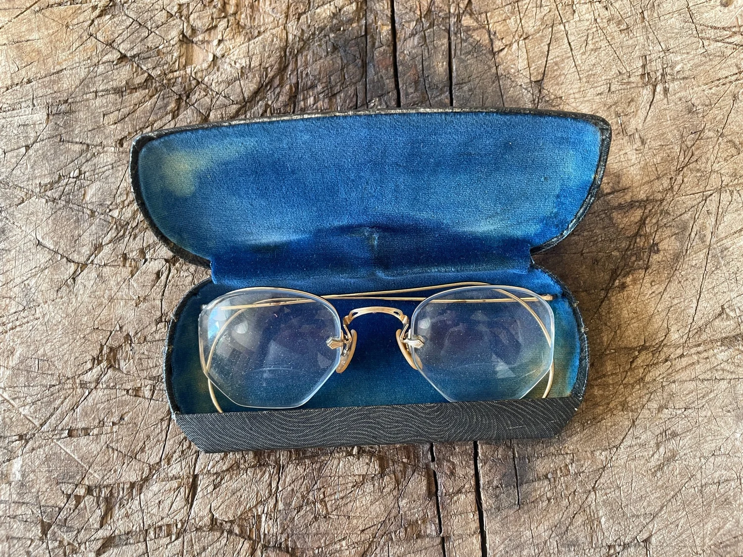 Antique B&L Bausch & Lomb 1/10 12K Gold Filled Eyeglasses