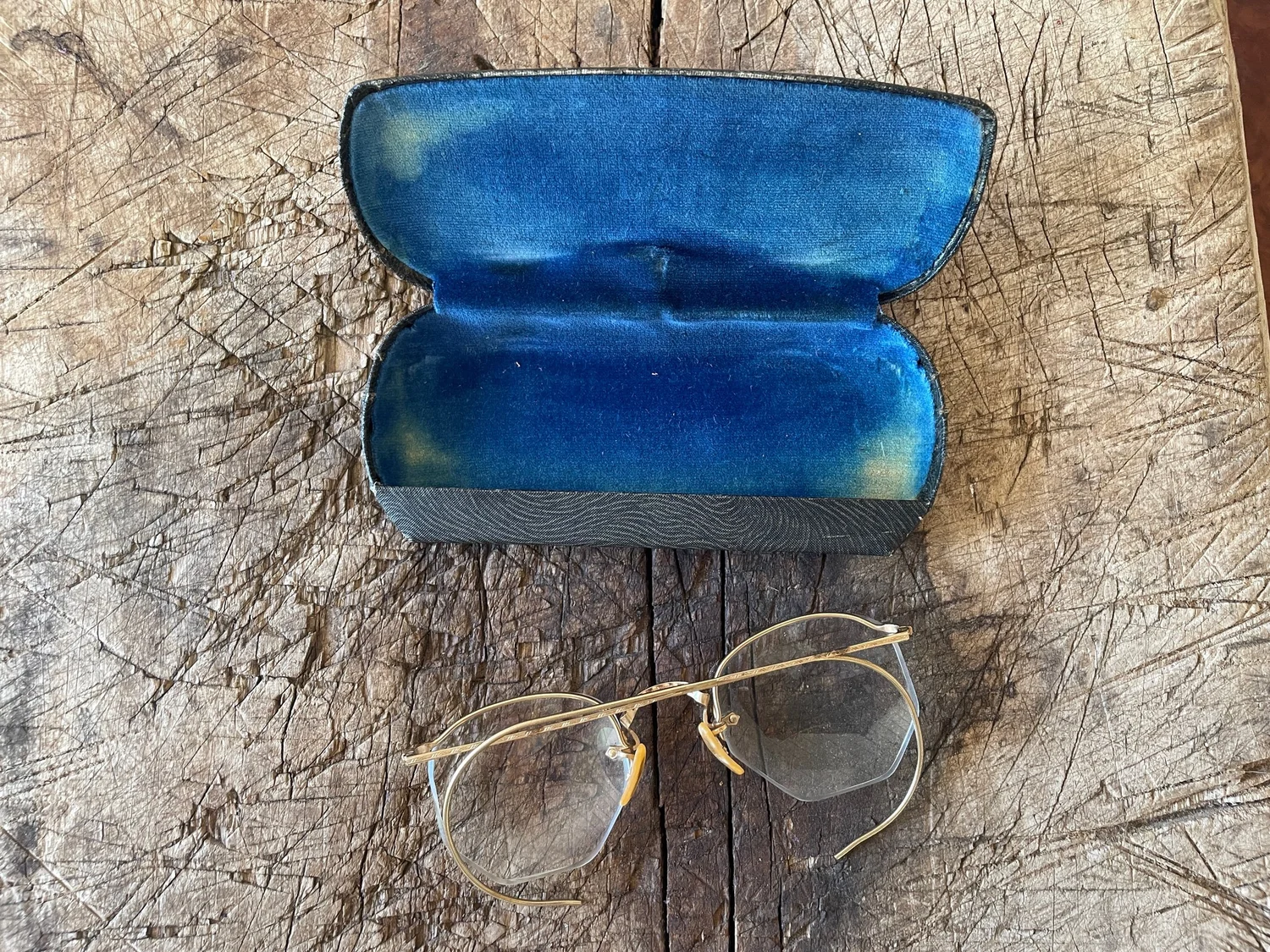 Antique B&L Bausch & Lomb 1/10 12K Gold Filled Eyeglasses 