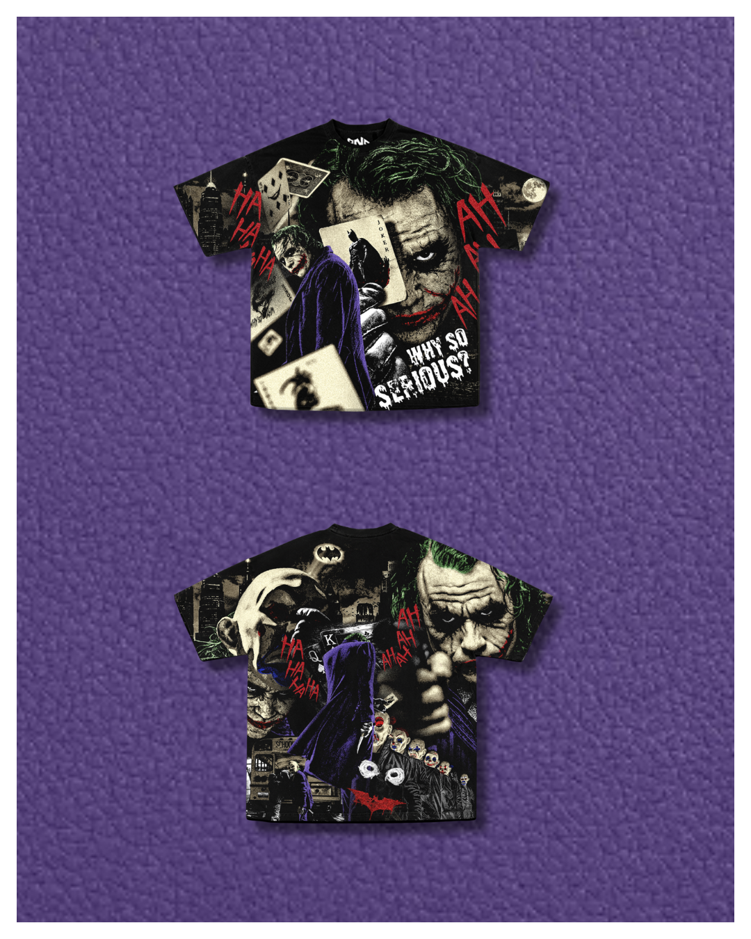 JOKER AOP BOOTLEG TEE (2-3 WEEKS TO SHIP)