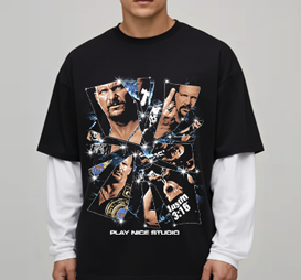 STONE COLD BROKEN GLASS (DUAL SLEEVE LS)