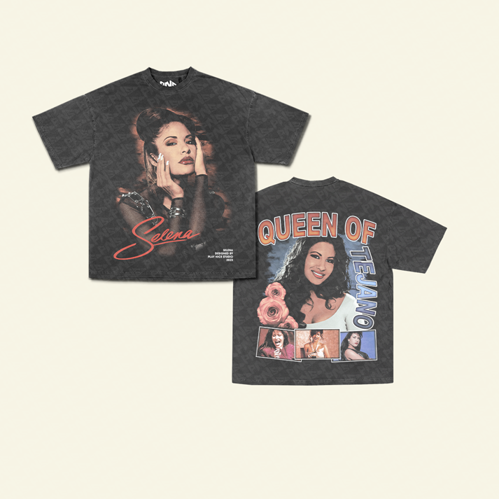 BIG FACE SELENA BOOTLEG TEE