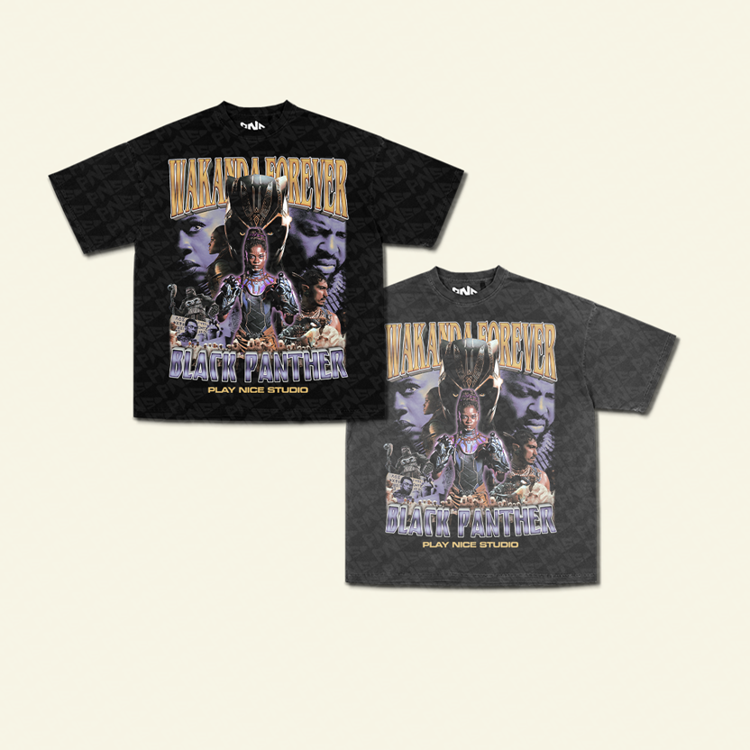 WAKANDA FOREVER BOOTLEG TEE (SS)