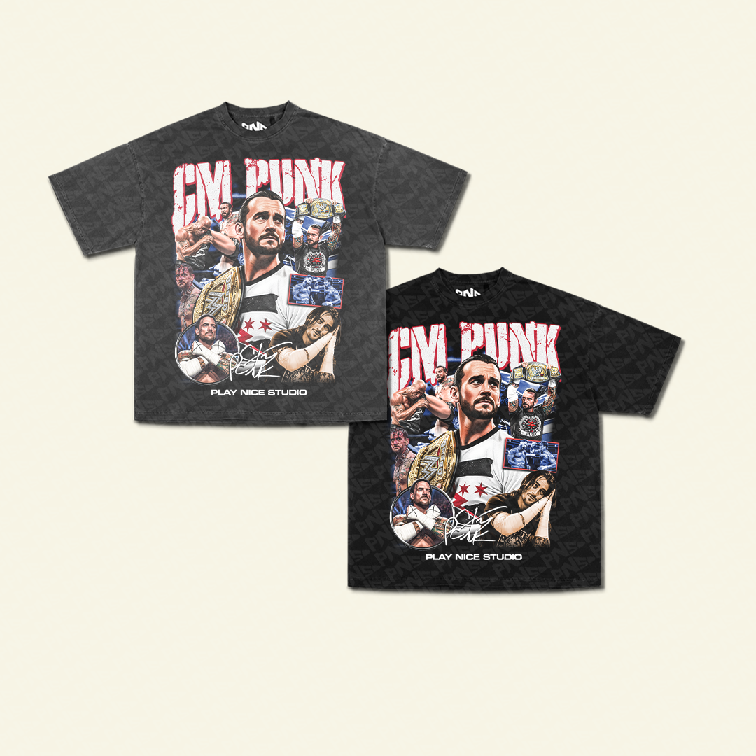 CM PUNK BOOTLEG TEE (SS)