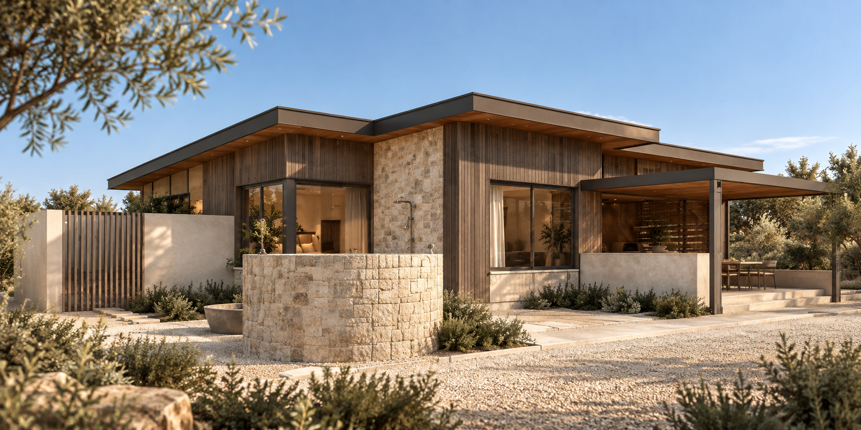 Modern Stone and Timber Courtyard Home.png