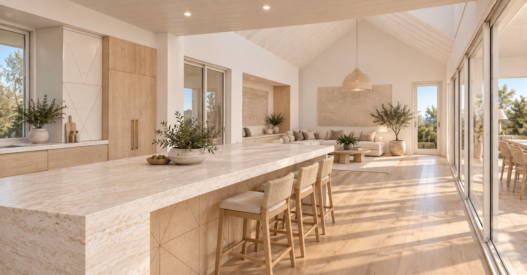 Sunlit Coastal Kitchen and Living Space.png