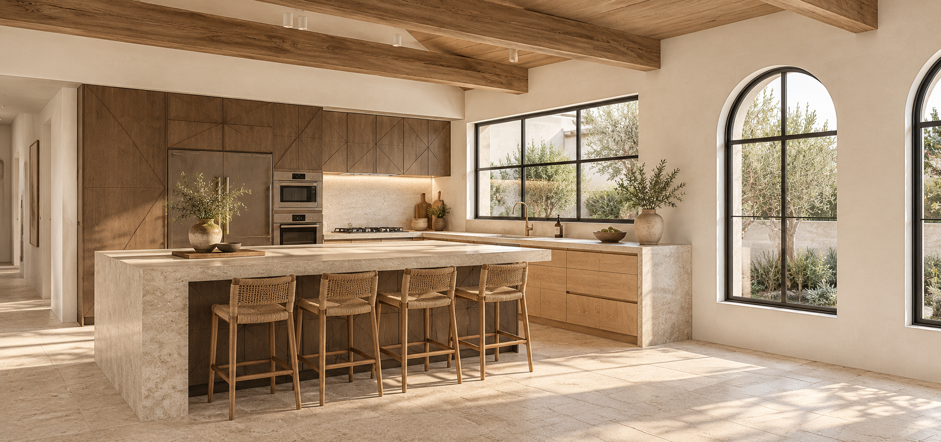 Sunlit Mediterranean Rustic Kitchen.png