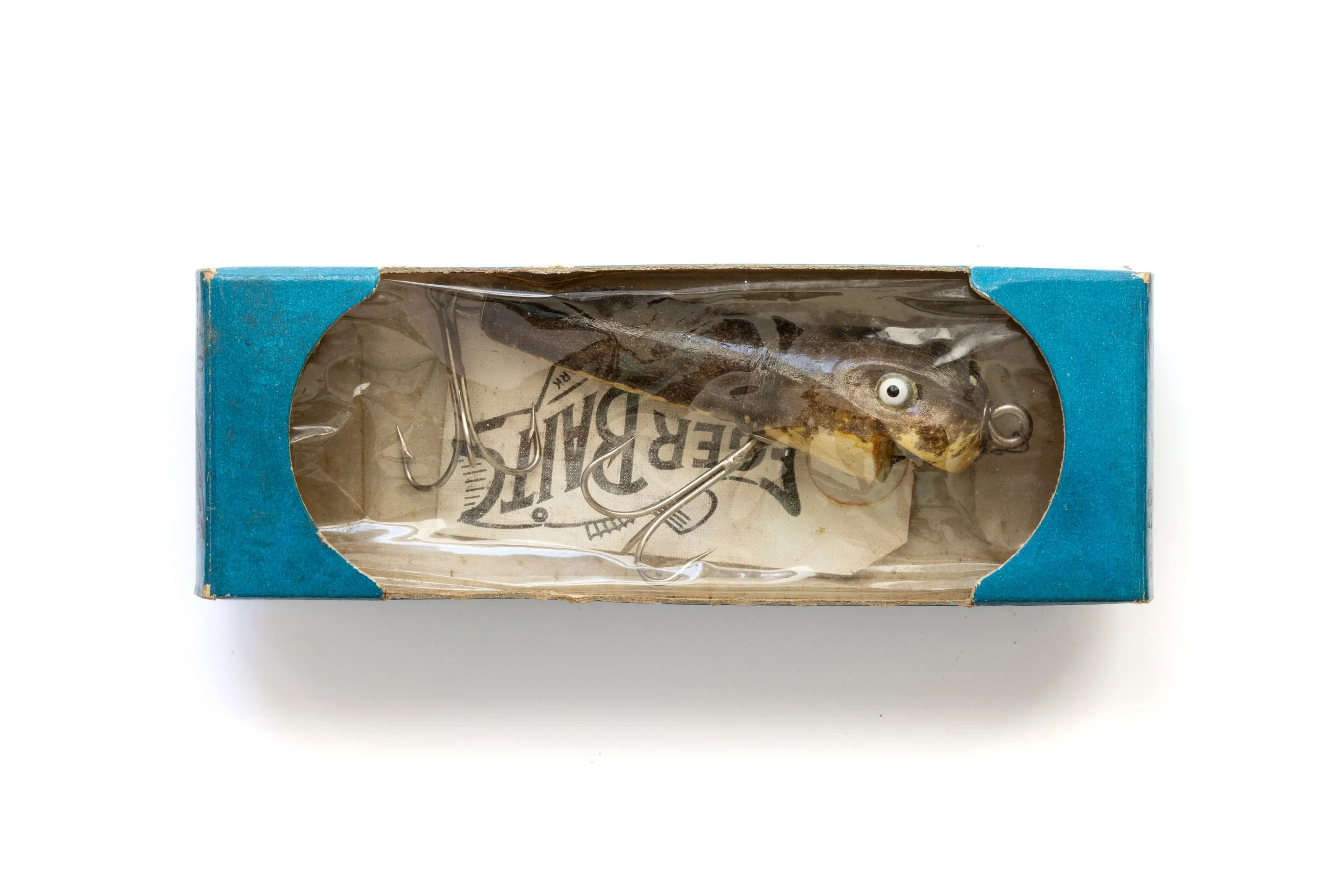 Eger Bait Company Frog Skin Fishing Lure, c. 1940s