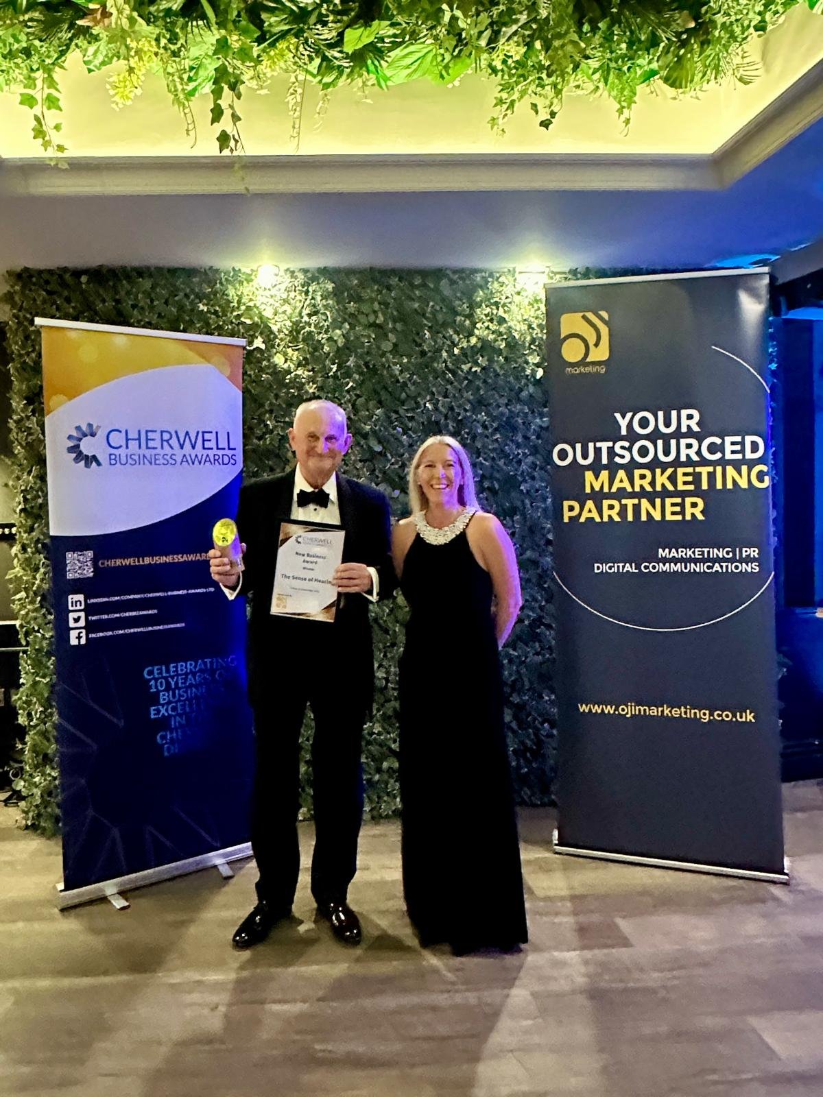 We Won! The Sense of Hearing Wins New Business Award at the Cherwell Business Awards