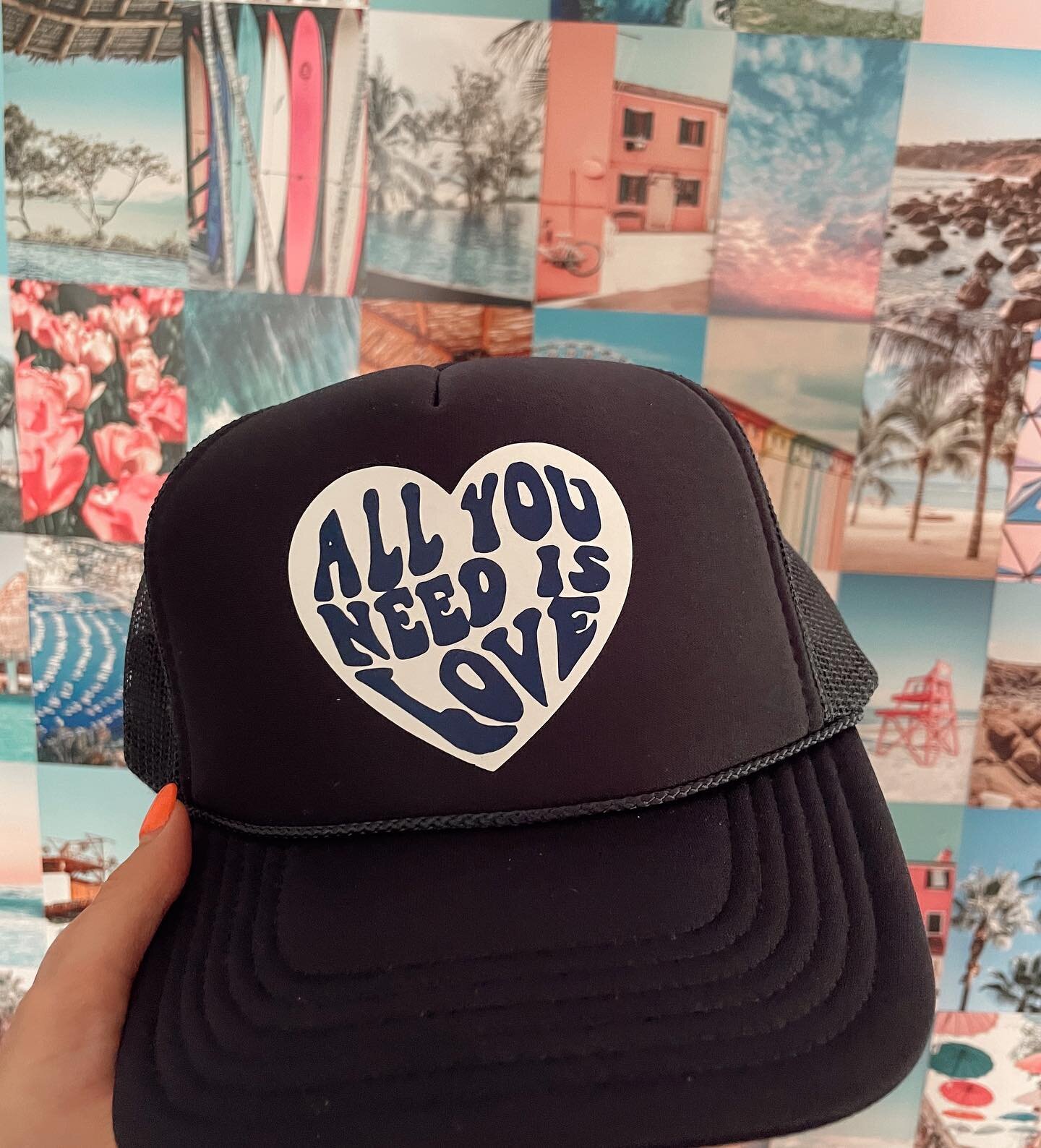 &hellip; and I have a lot of it for this hat 🥰✨

#parteedesigns #partee #truckerhat #smallbusiness #custom #custommade #customtrucker #customhoodie #hoodies #smileyface #allyouneedislove #love