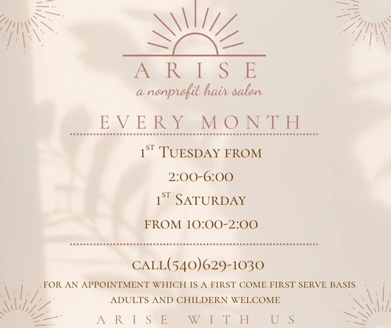 Arise Salon Tues. 3
