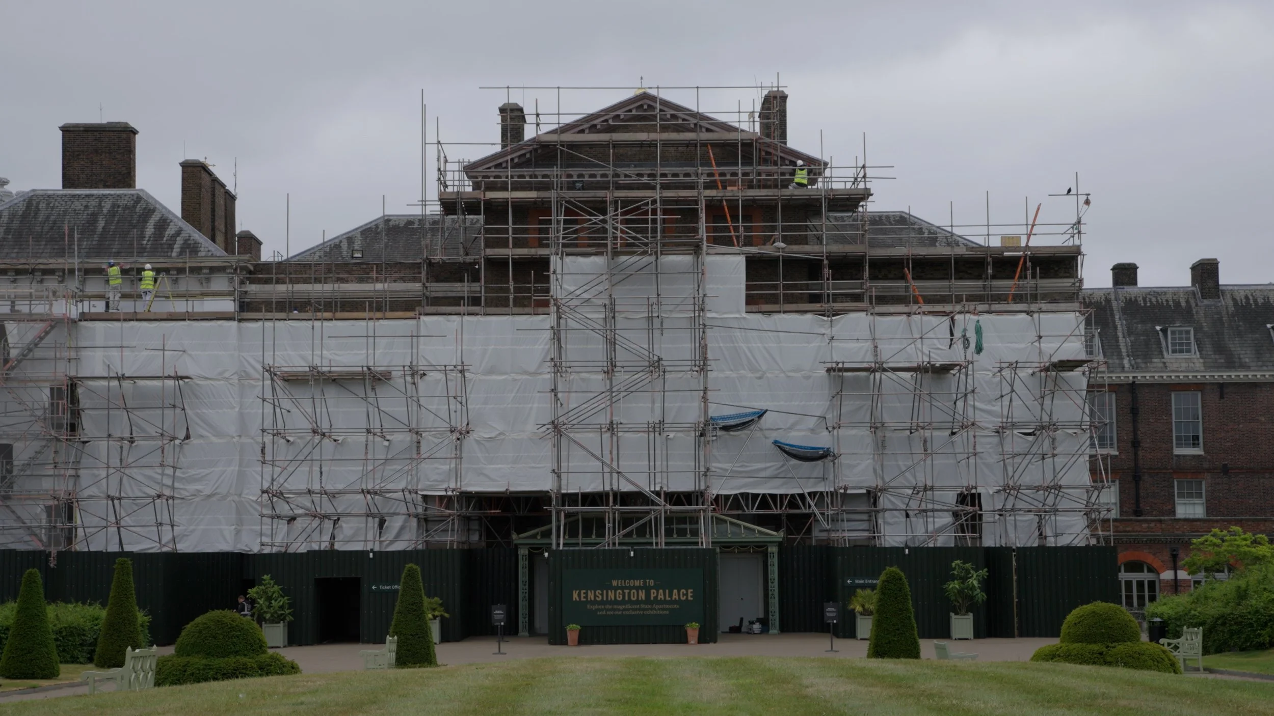 Front elevation of Kensington Palace