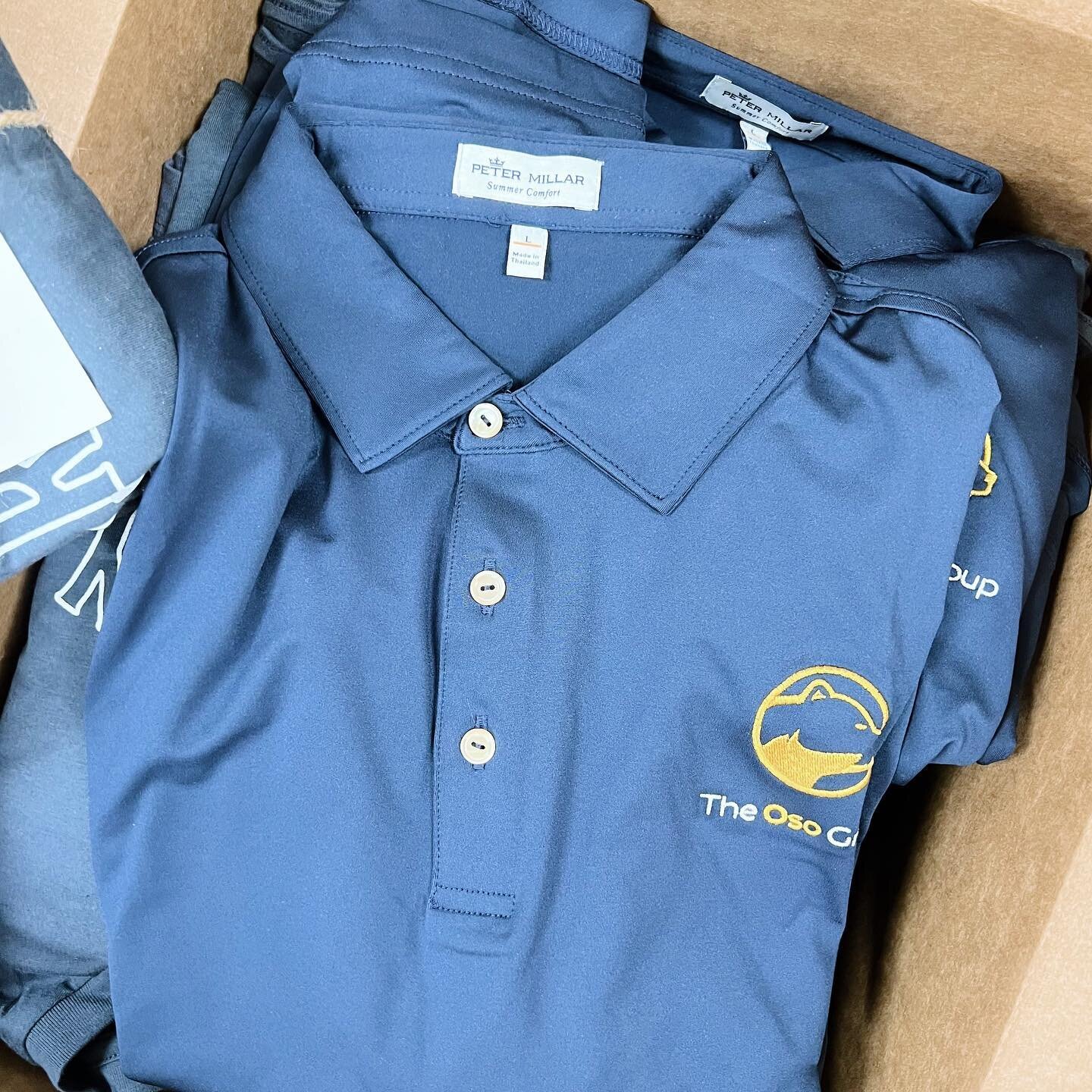 Did you know we now offer Peter Millar polos &amp; quarter zips?

We just finished a custom order for The Oso Group. The Oso Group engages with selective sub-contractors on multi-family residential projects throughout the Southern US to provide reven