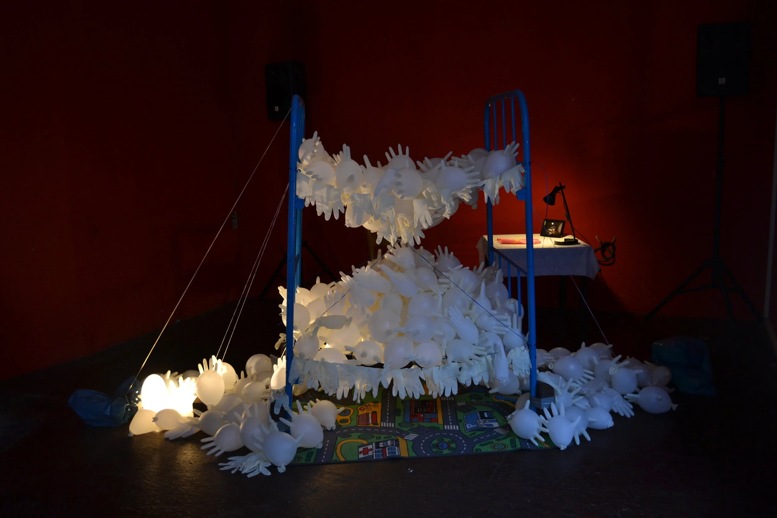 Bed II, site specific installation, 2015