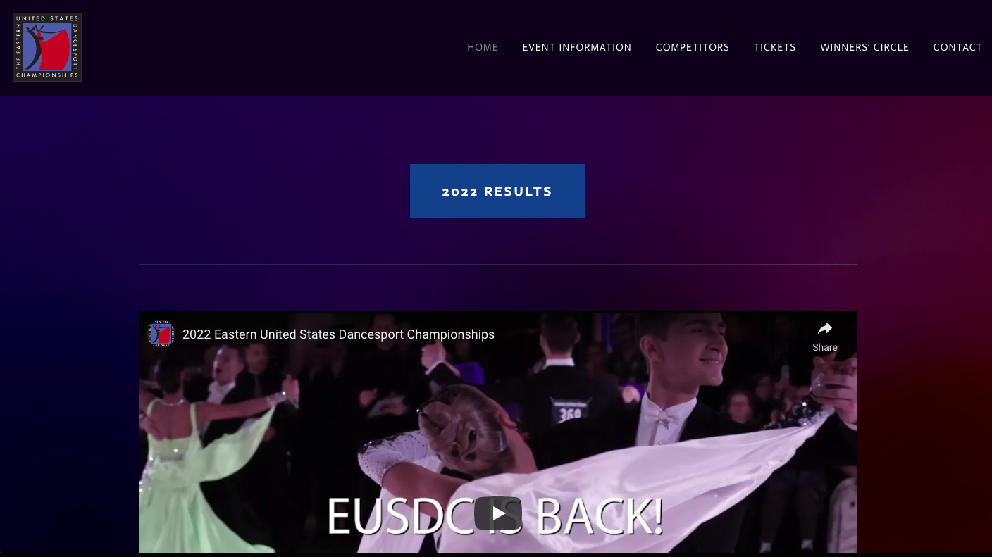 Eastern United States Dancesport Champions