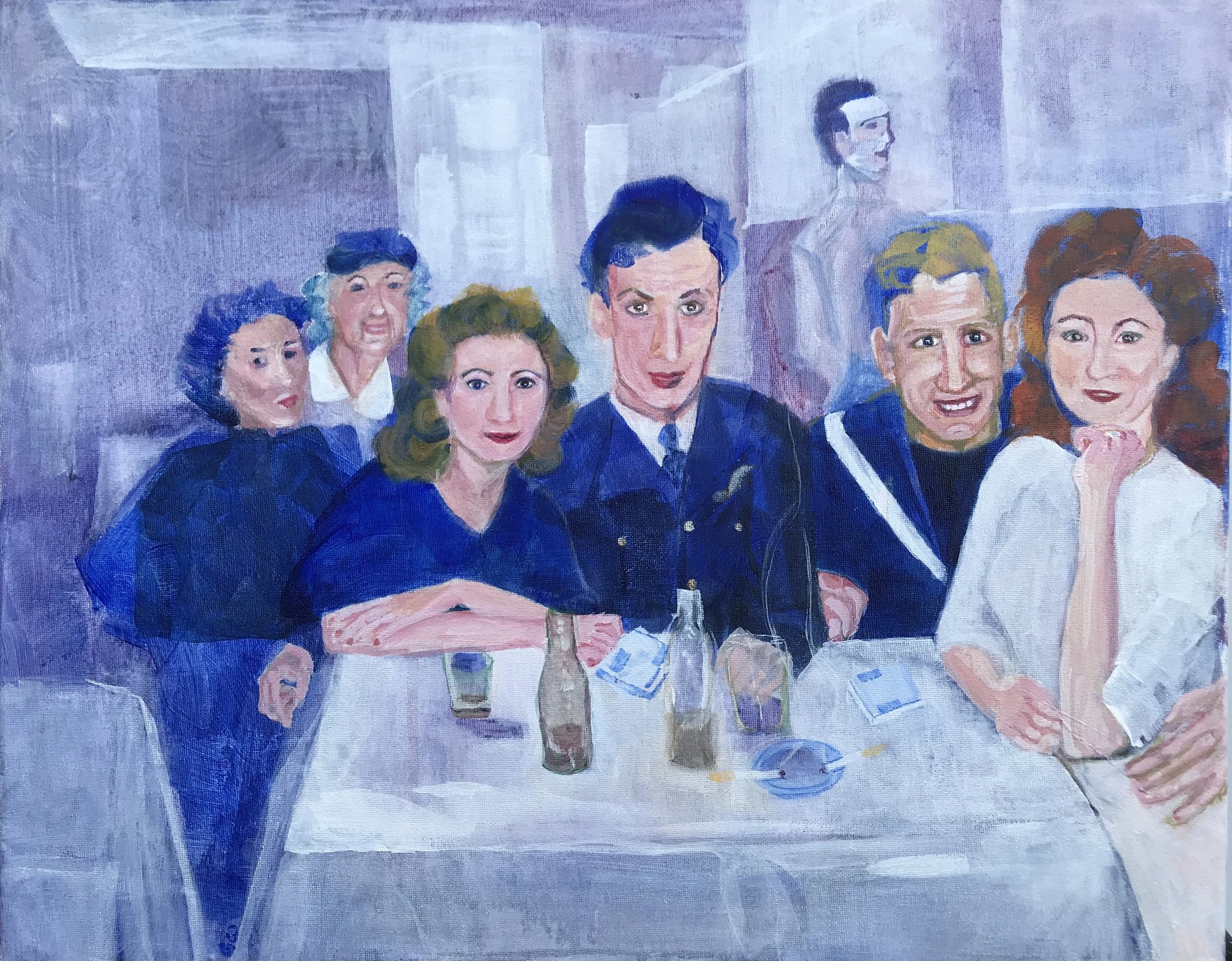Family in war