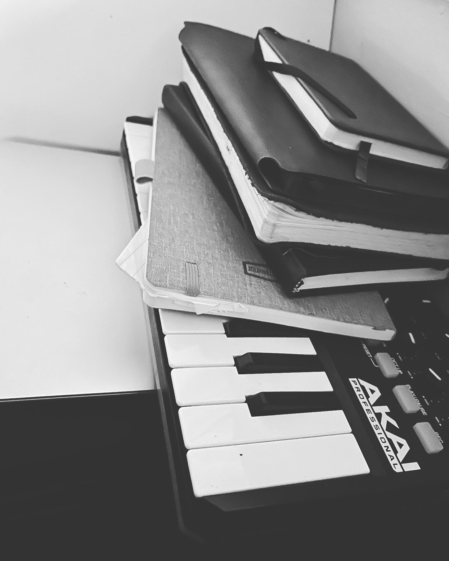 The Phunk arsenal. #writer #songwriter #pensandpaper #keys