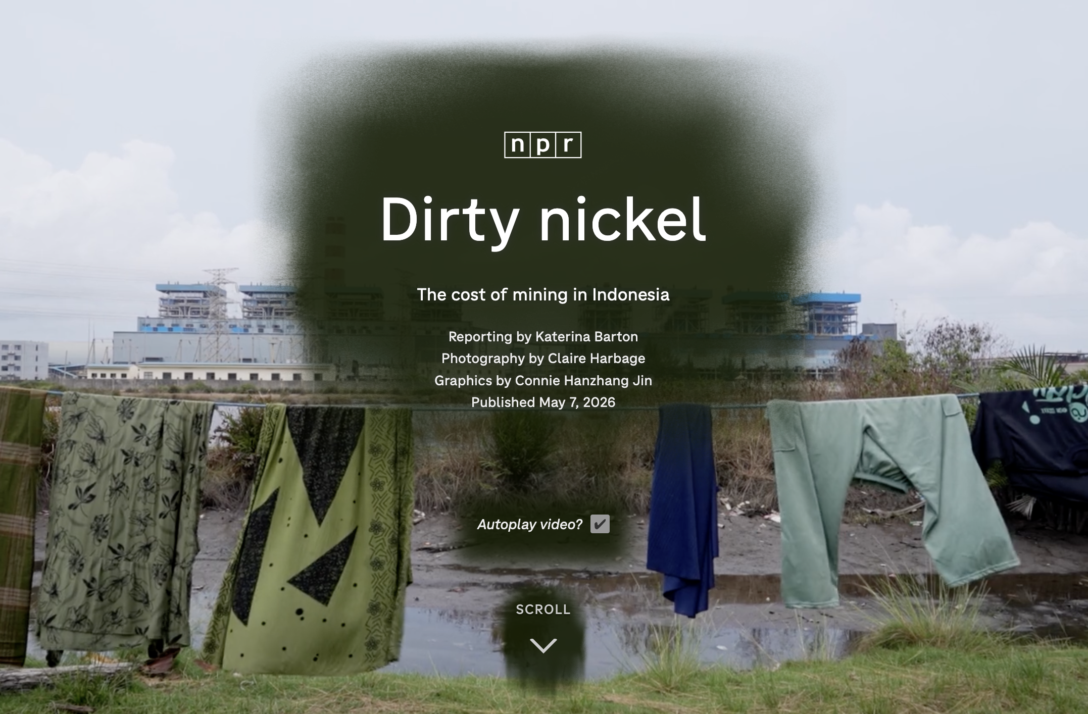 Katerina’s Piece #3: Dirty nickel: The cost of mining in Indonesia