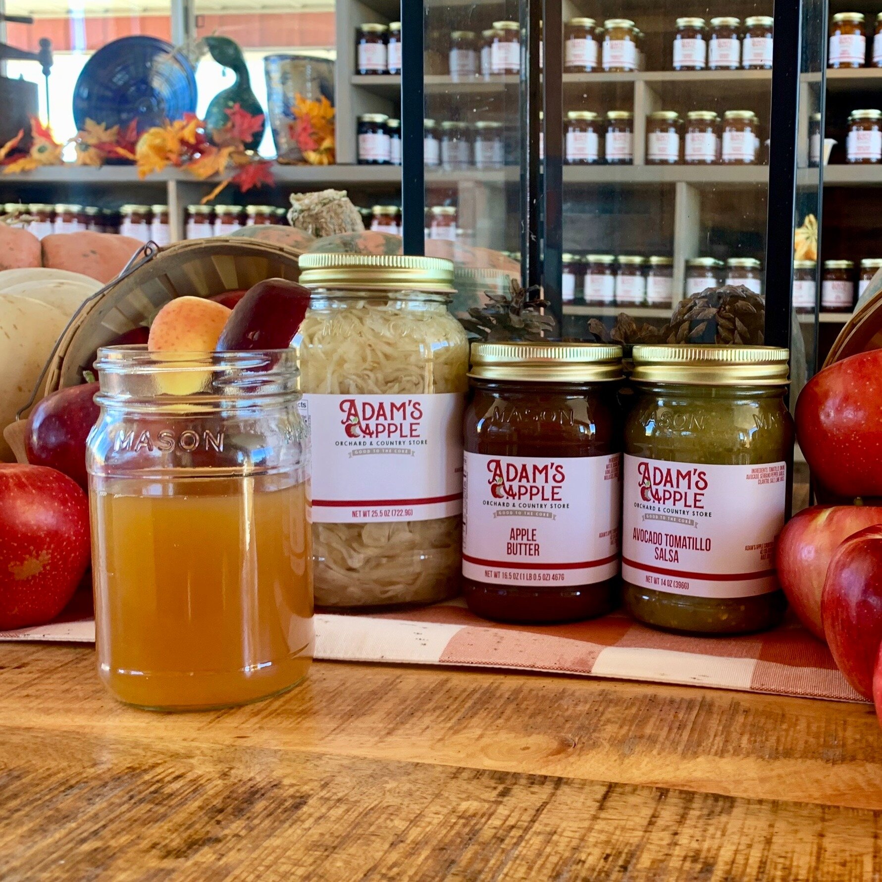 * APPLE CIDER - LAST PRESS OF THE SEASON, all APPLES $1/LB * 

Adam's Apple Orchard and Country Store WILL BE OPEN this FRIDAY and SATURDAY, November 17th and 18th from 10:00-4:00.  Fresh APPLE CIDER - the final pressing of the season, is available f
