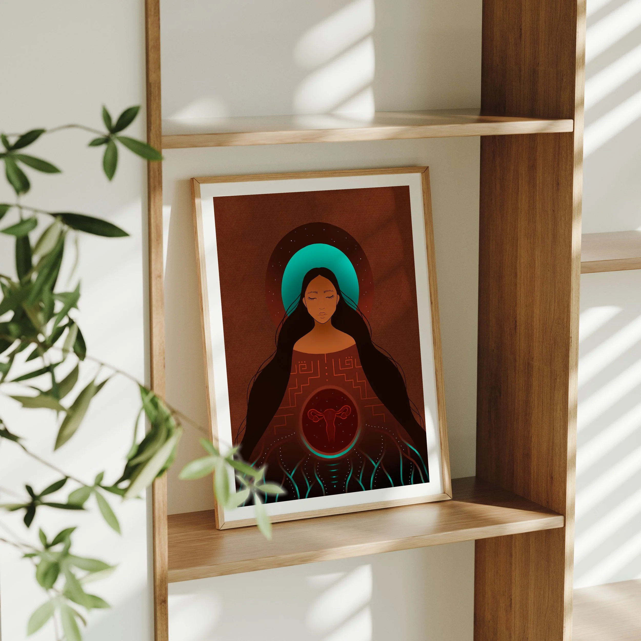 "Roots of the Womb" Art Print | 11 x 14 inches