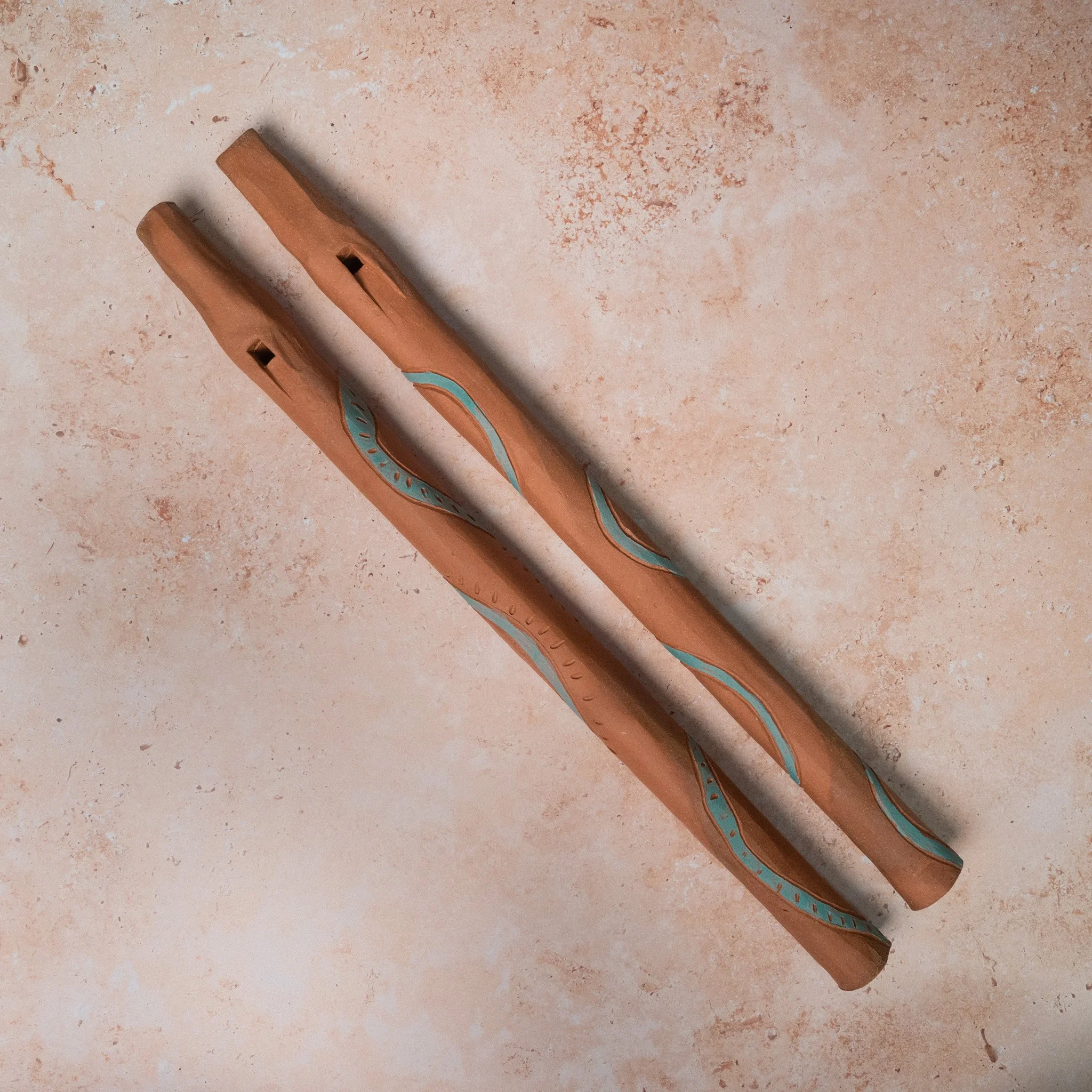 Clay Overtone Flute