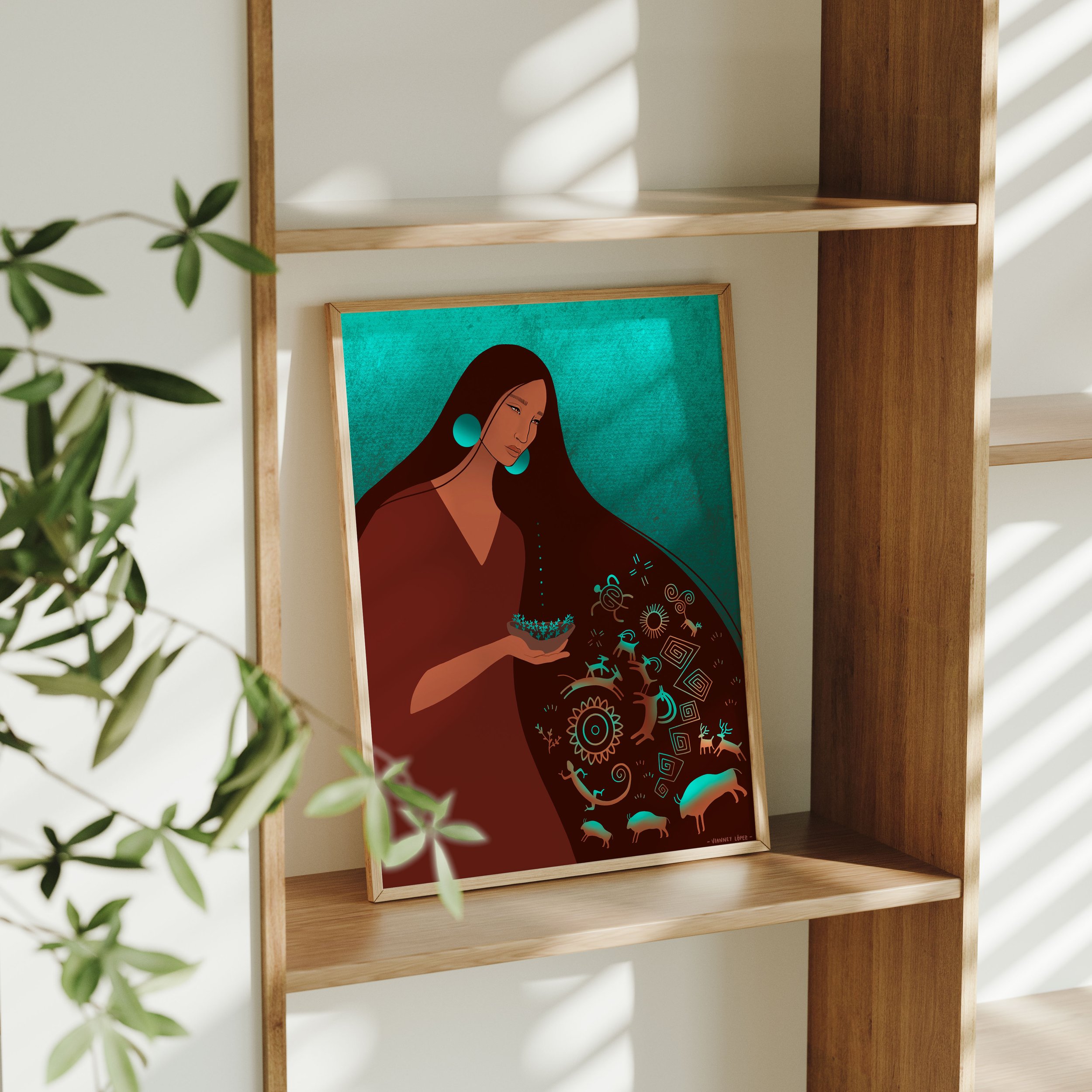 "Ancient Stories" Art Print | 11 x 14 inches