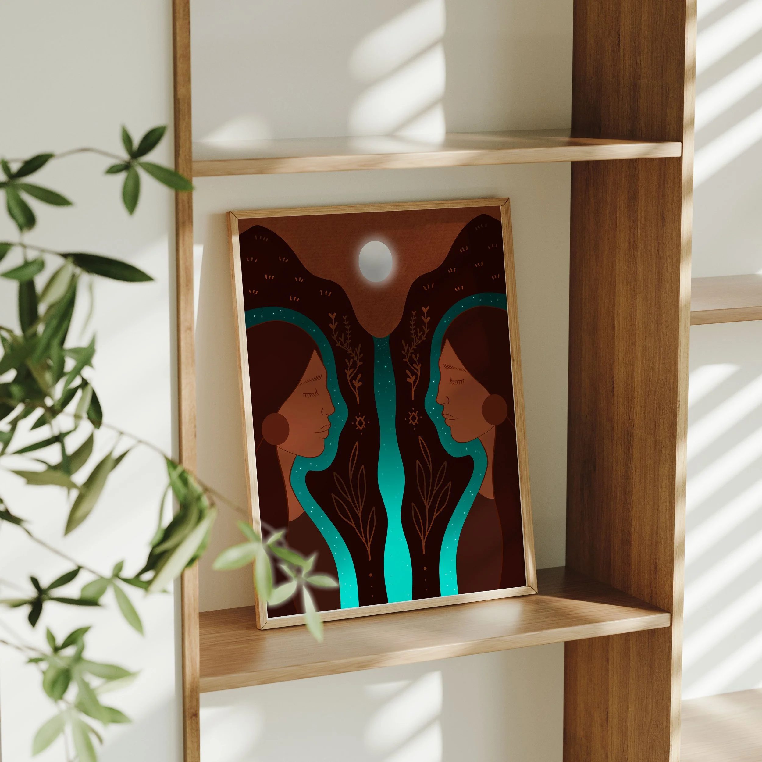 “The Sacred Waters” Art Print | 11 x 14 inches