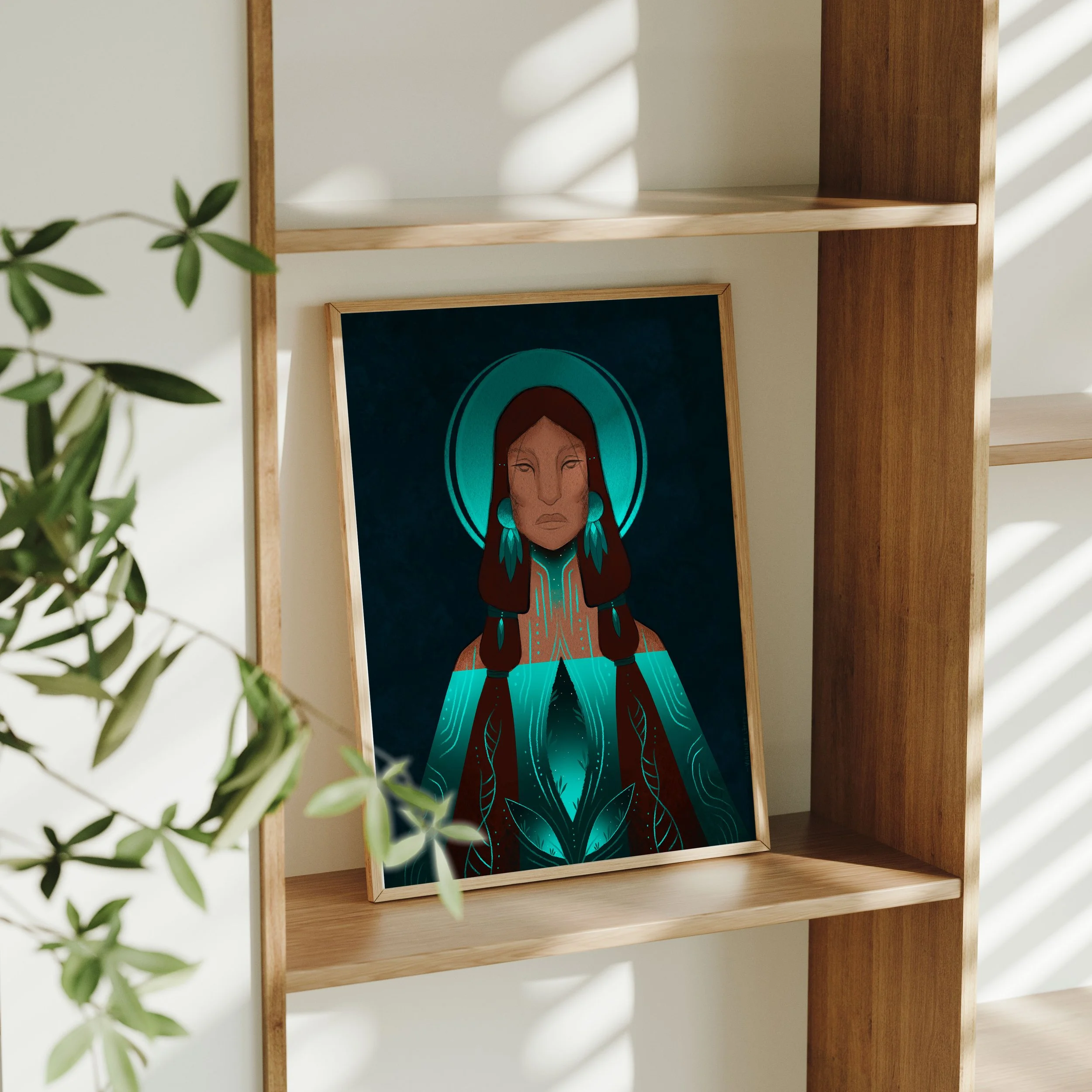 "Connectivity Within" Art Print | 11 x 14 inches