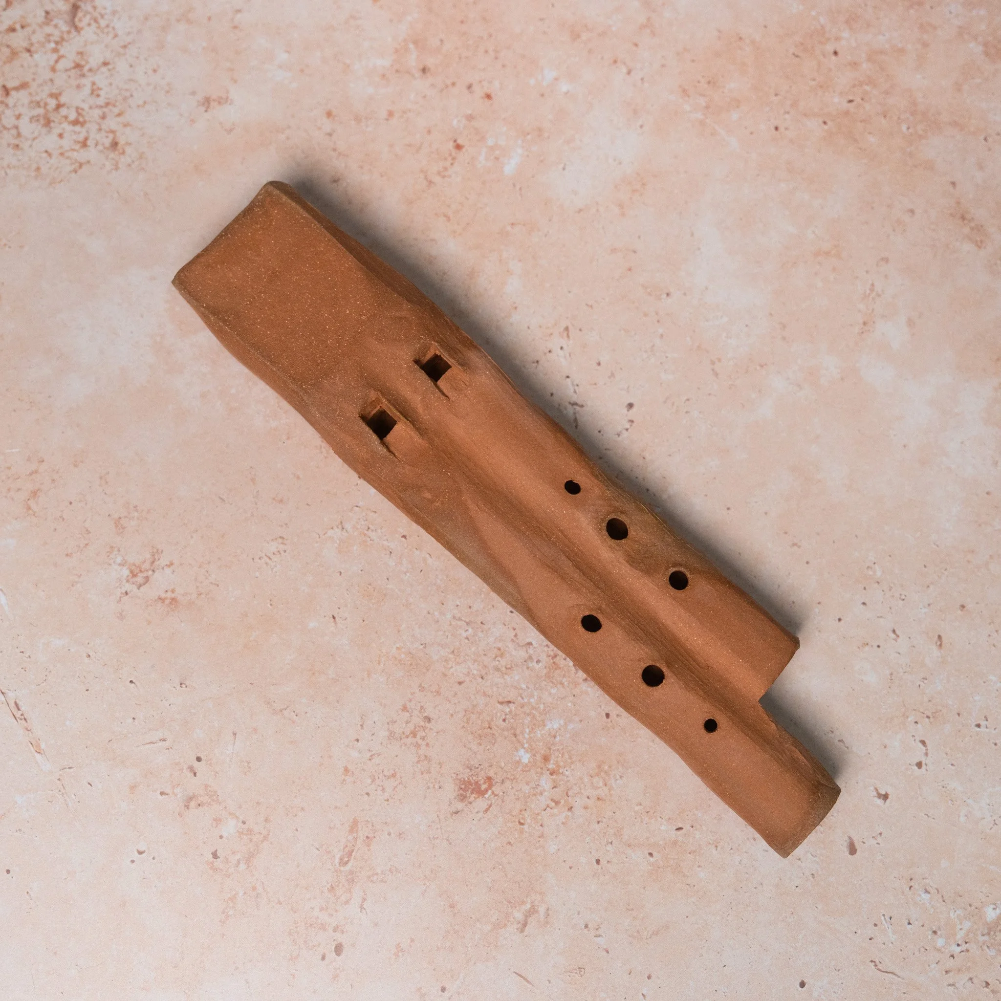Clay Double Harmony Flute