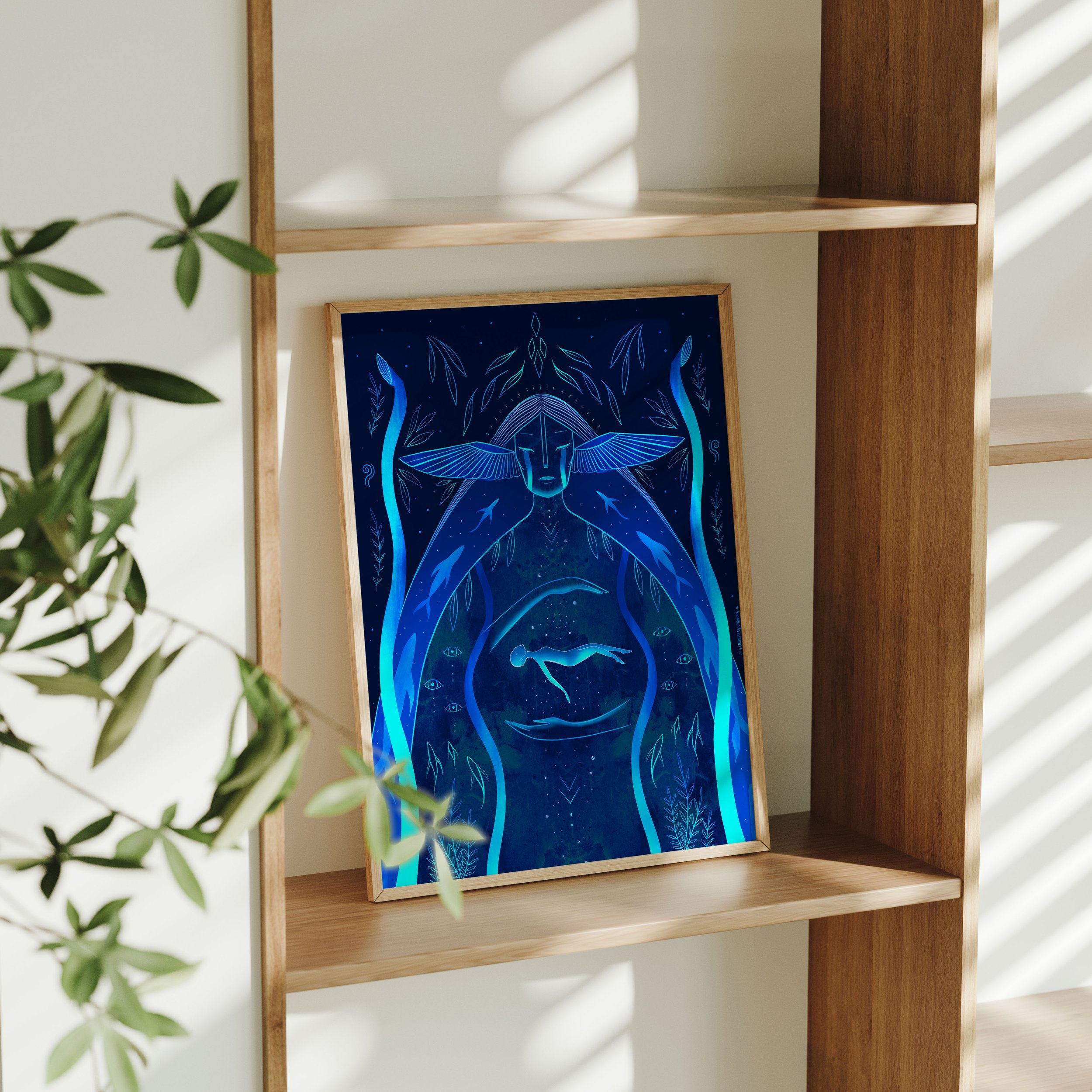 "Grandmother Ocean Spirit" Art Print | 11 x 14 inches