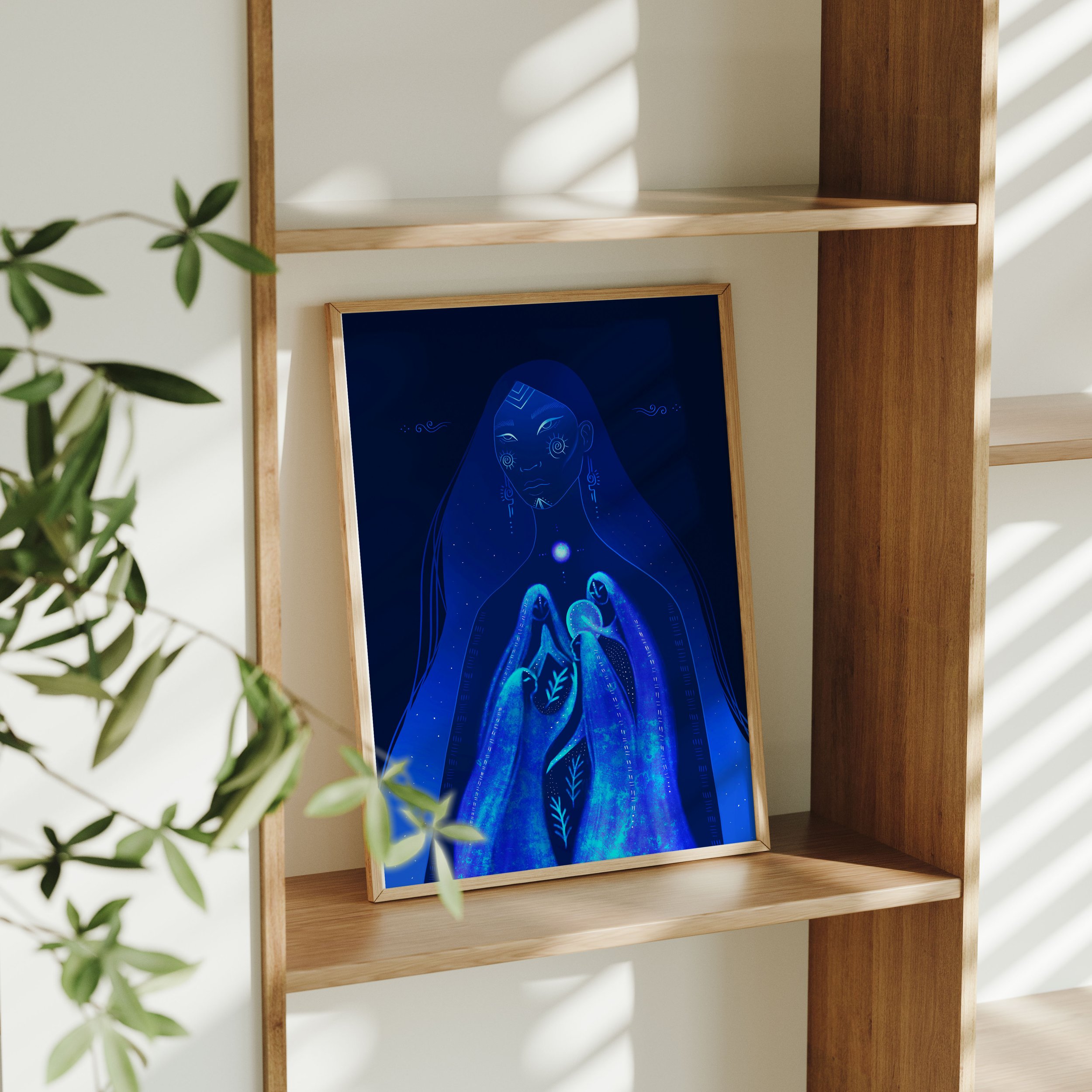 "Communion of Grandmother's Prayers" Art Print | 11 x 14 inches