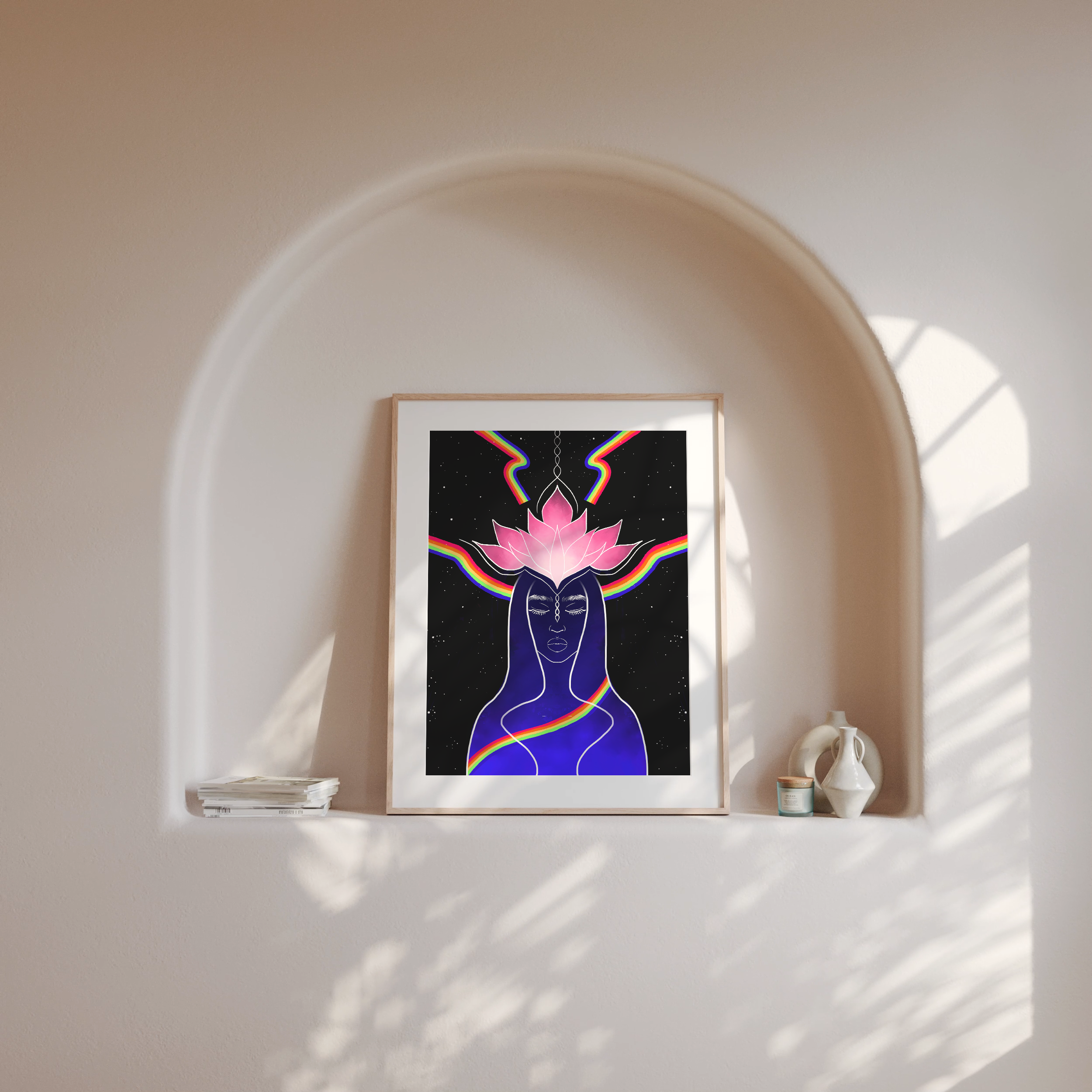 "I AM" Small Art Print