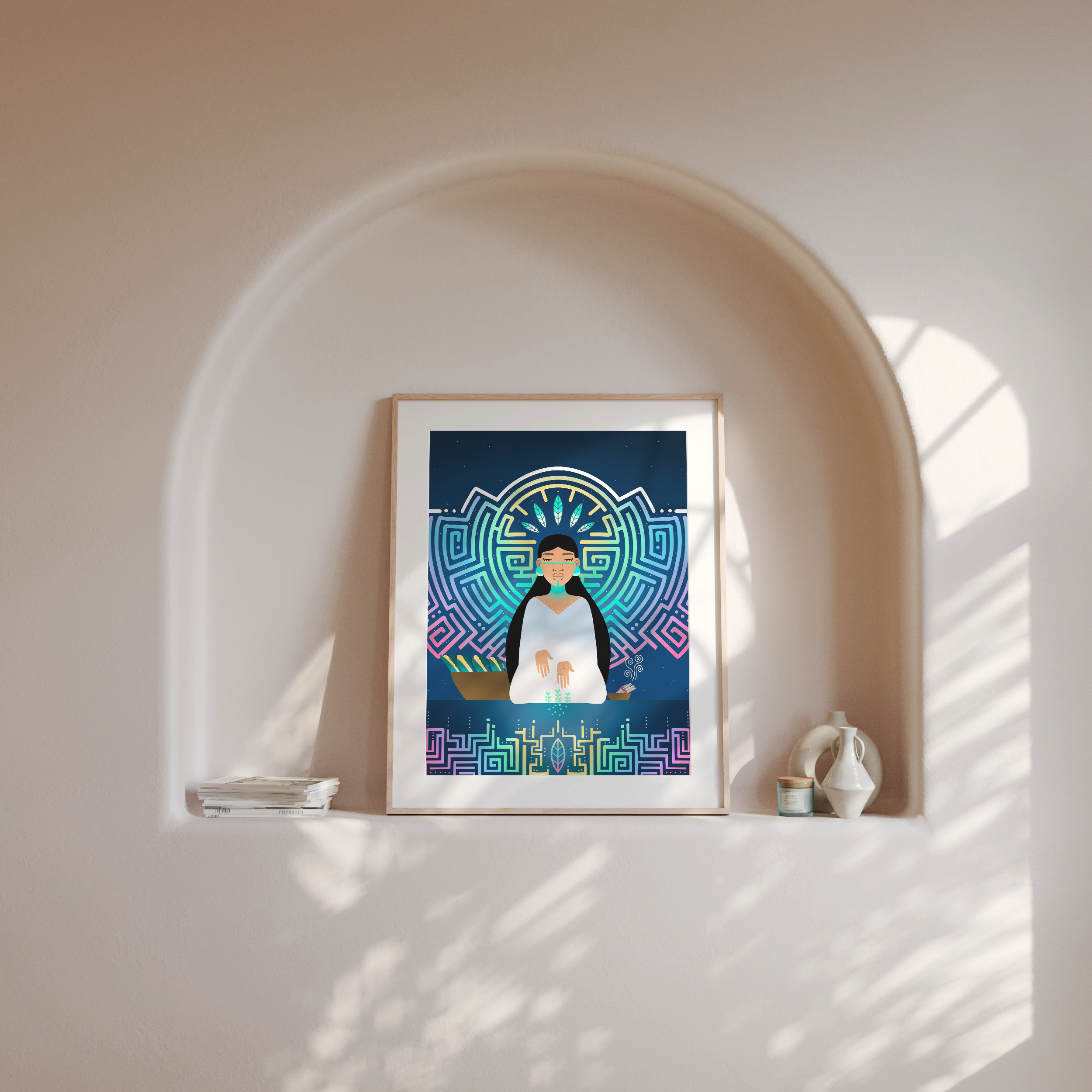 ”Planting Seeds” Small Art Print