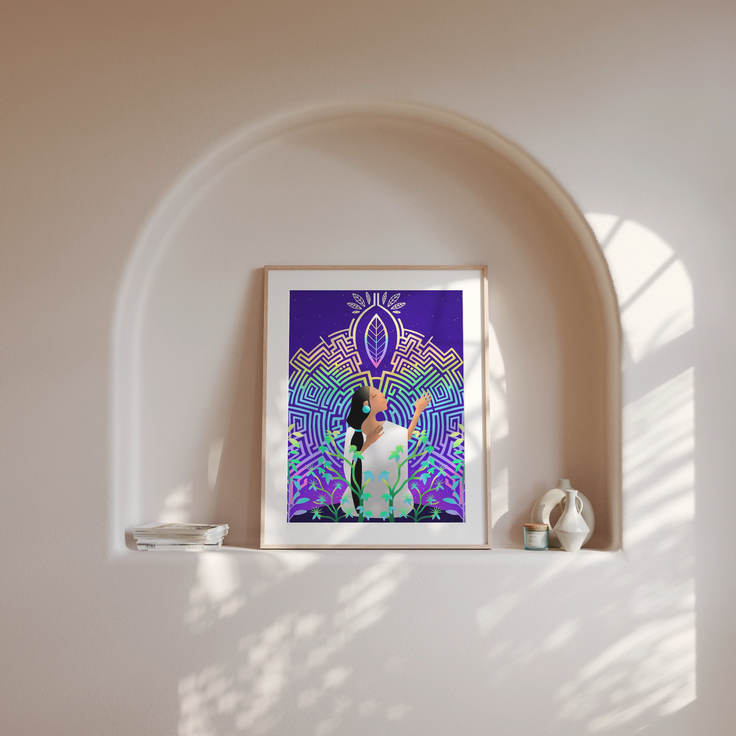 "Nature Connection"  Small Art Print