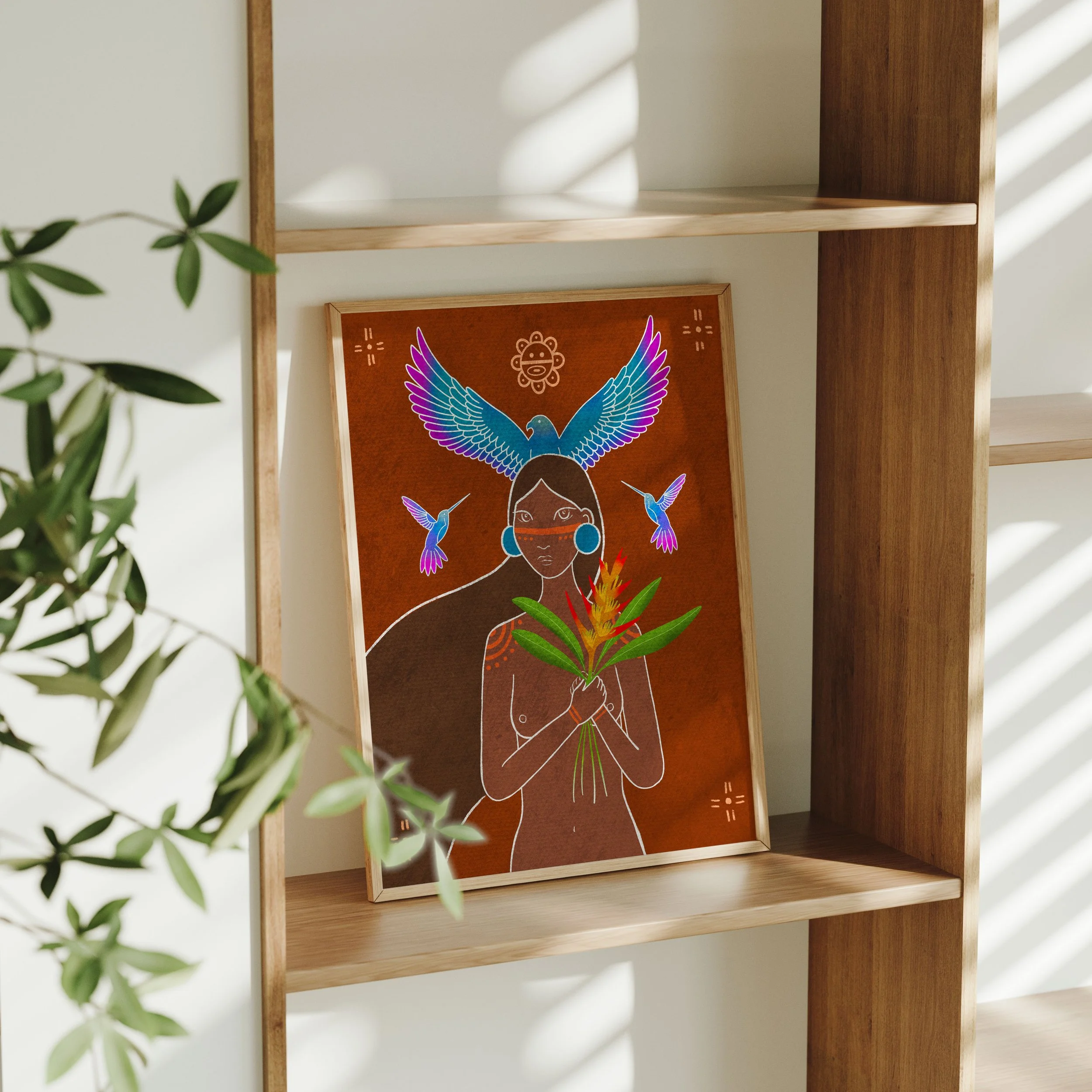 "Taino Woman" Art Print | 11 x 14 inches