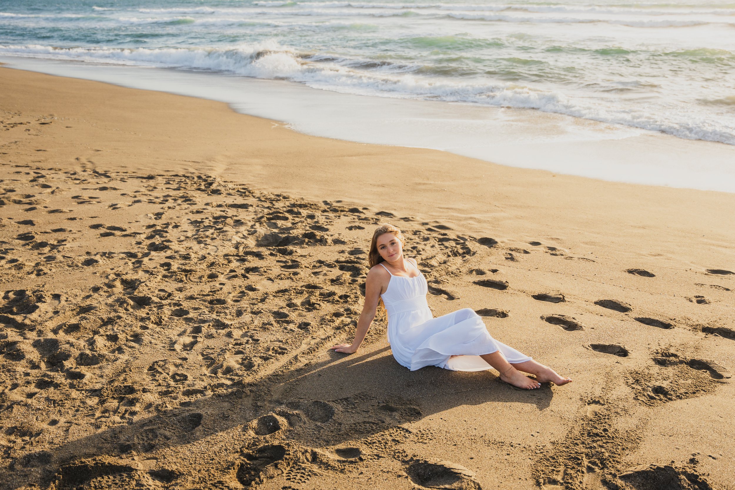 senior session at north salmon creek beach
