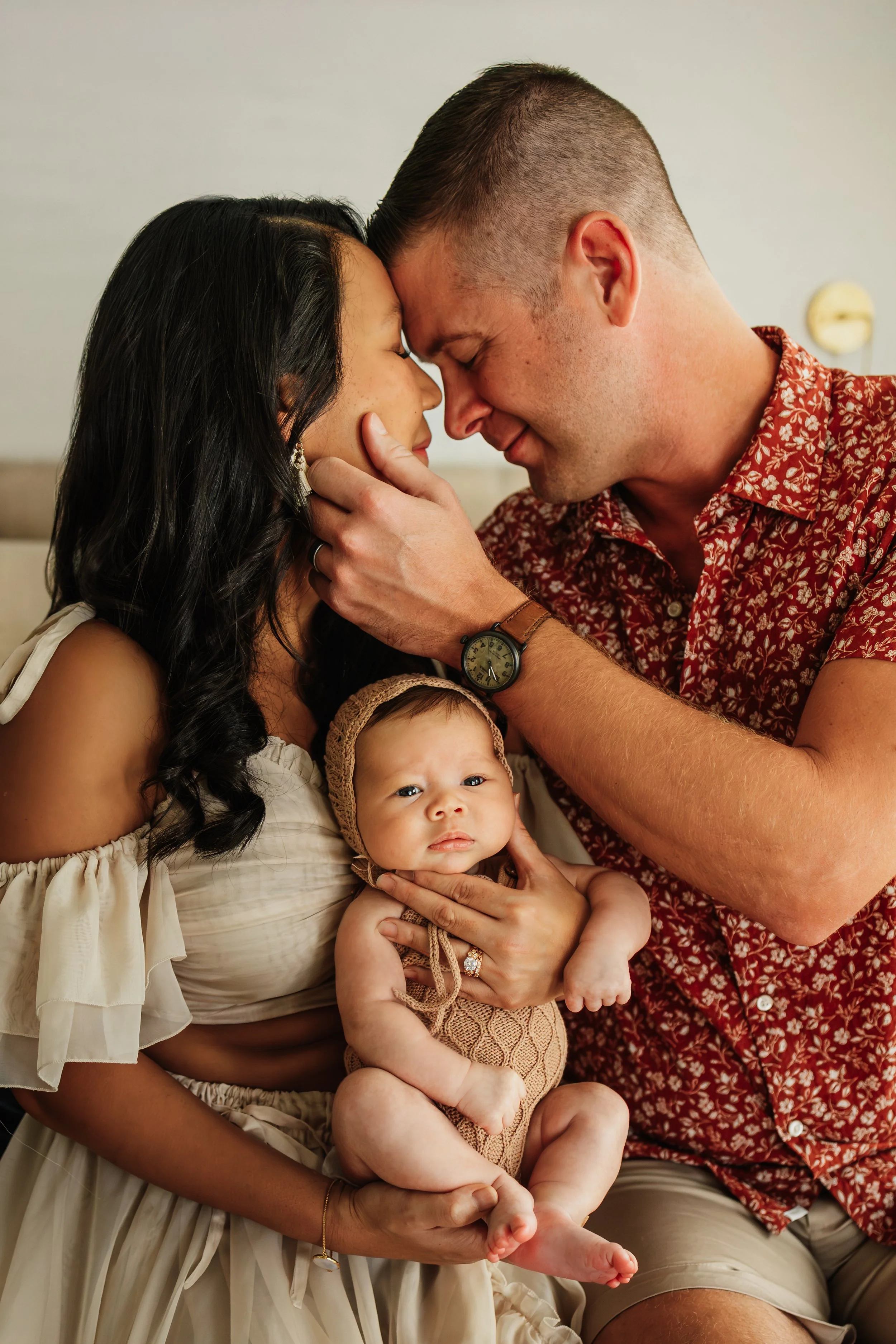 Luxury in-home newborn photography session in Pensacola by Kristen Coberly Photography