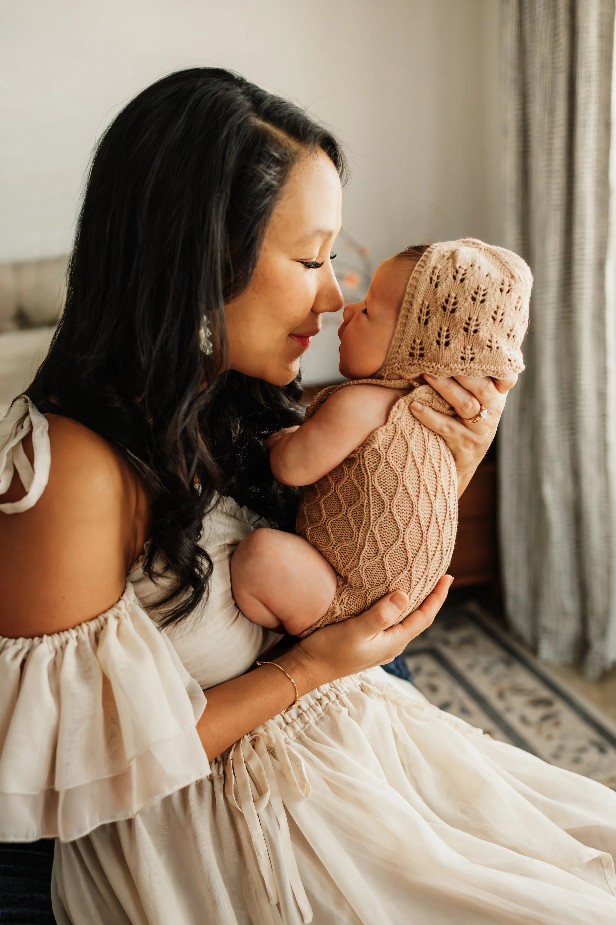 Luxury in-home newborn photography session in Pensacola by Kristen Coberly Photography
